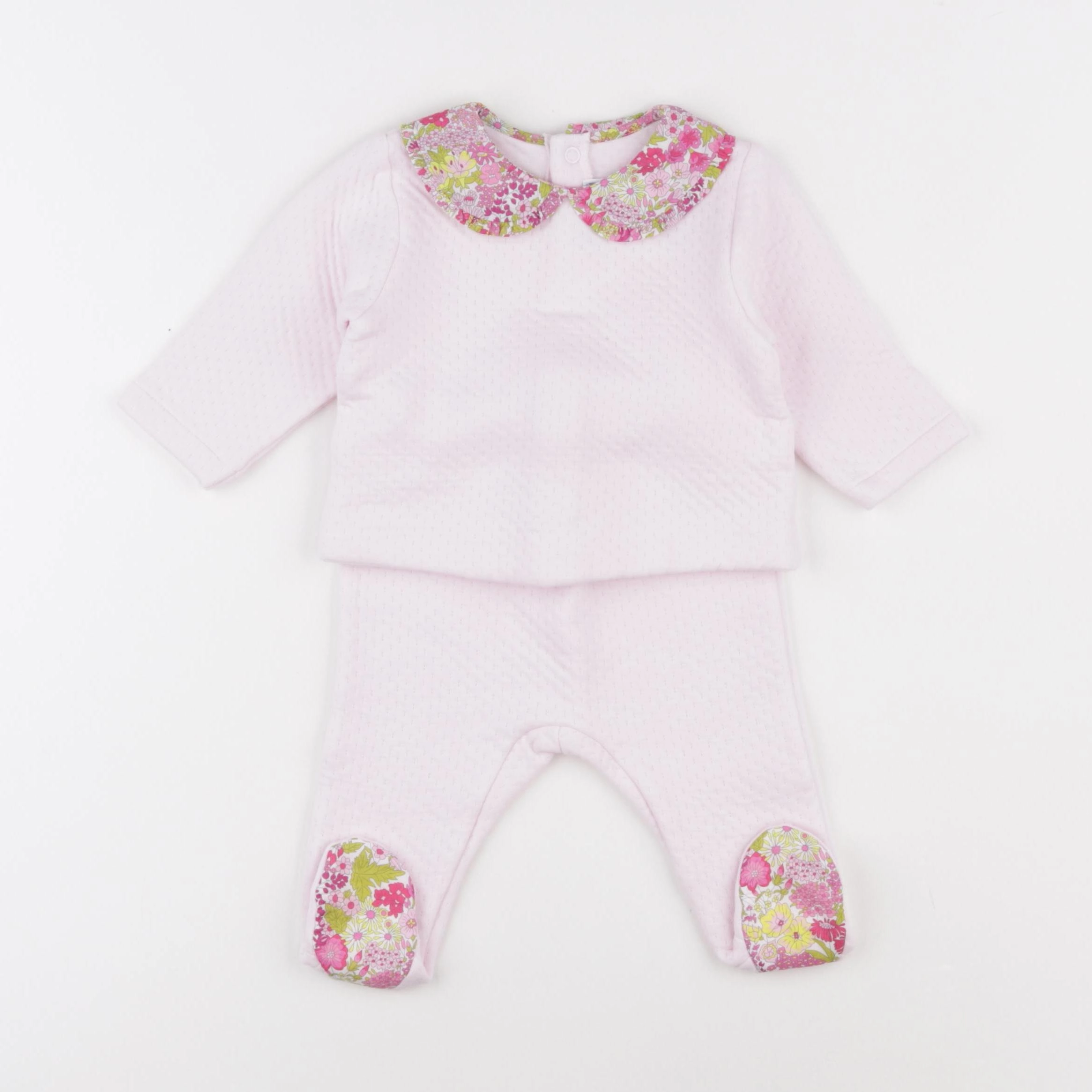Jacadi - ensemble liberty rose - 6 mois