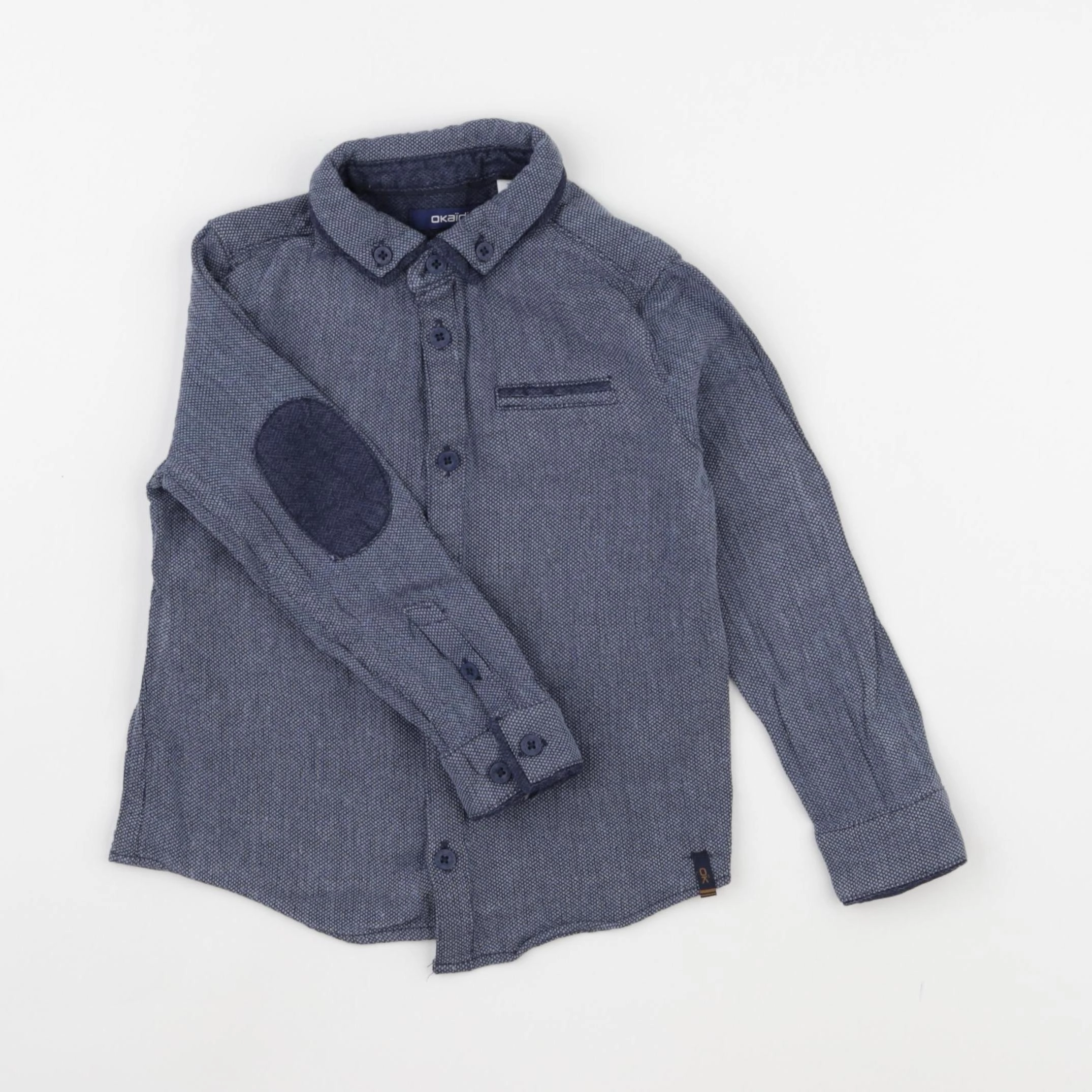 Okaidi - chemise bleu - 3 ans