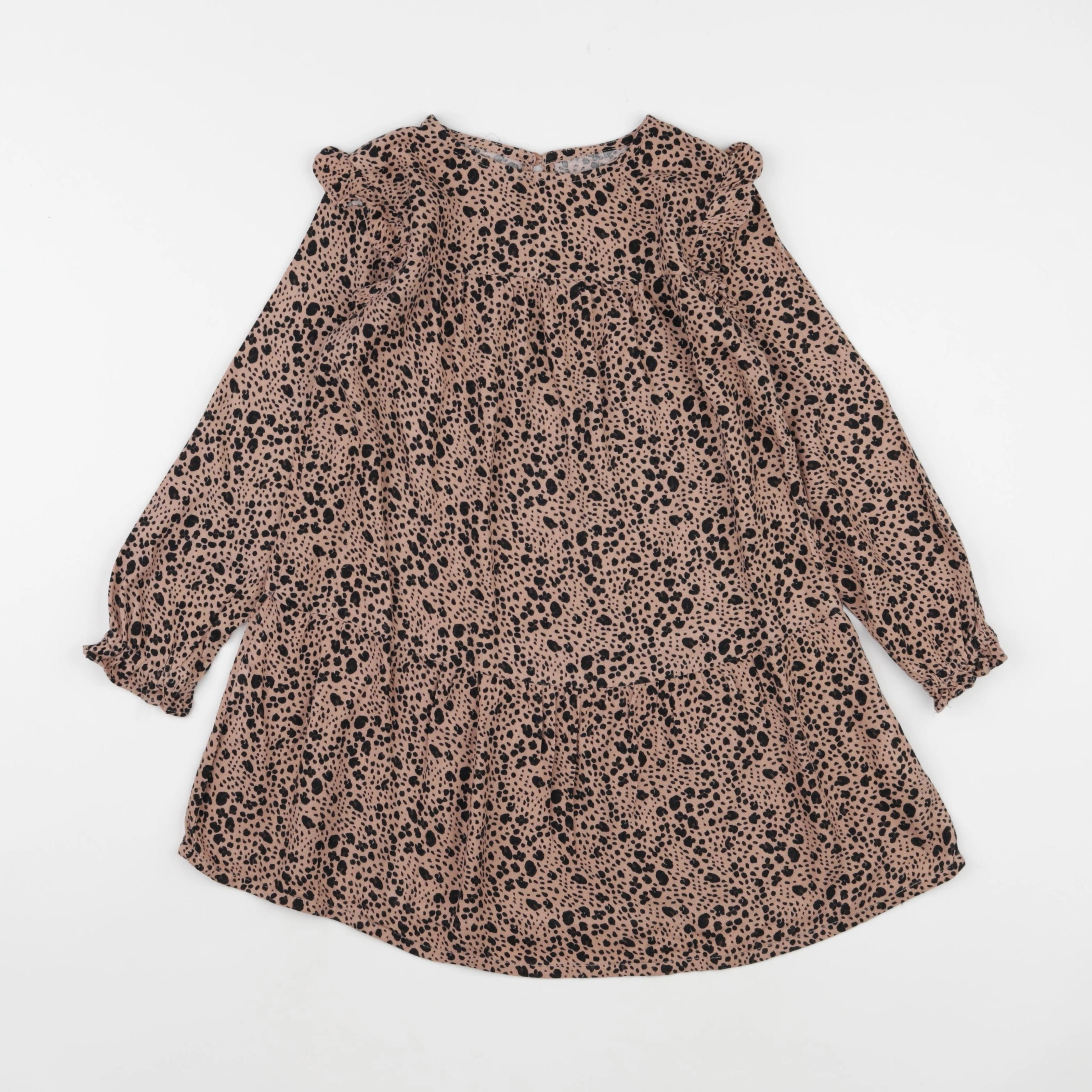 Vertbaudet - robe beige - 6 ans