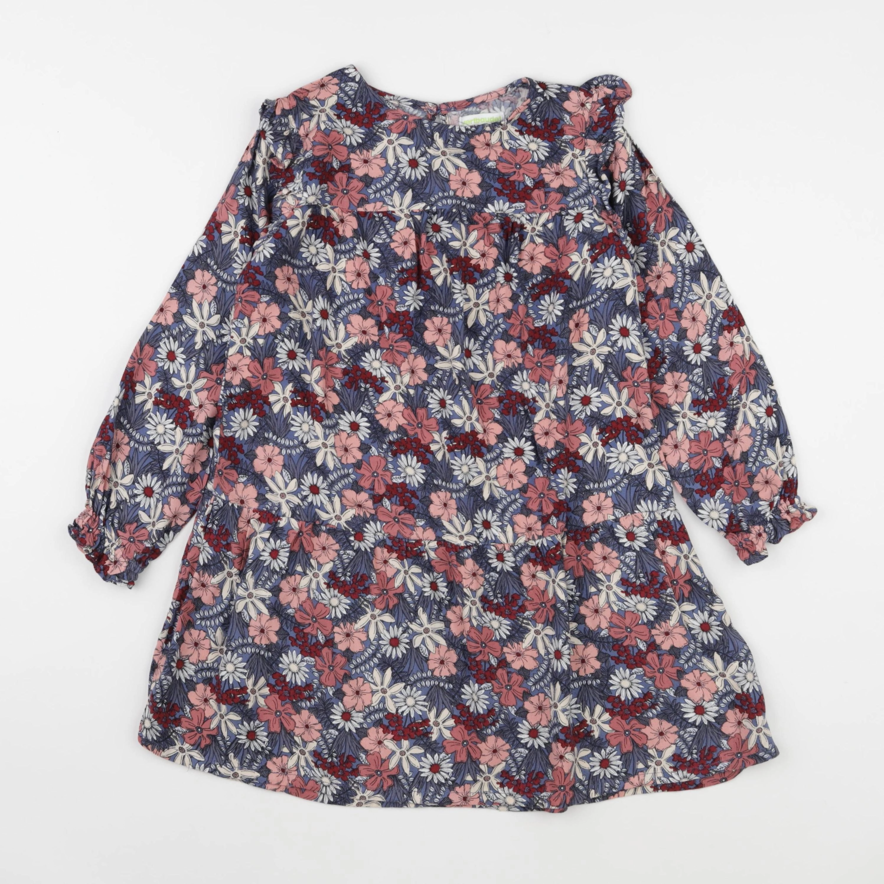 Vertbaudet - robe bleu - 6 ans