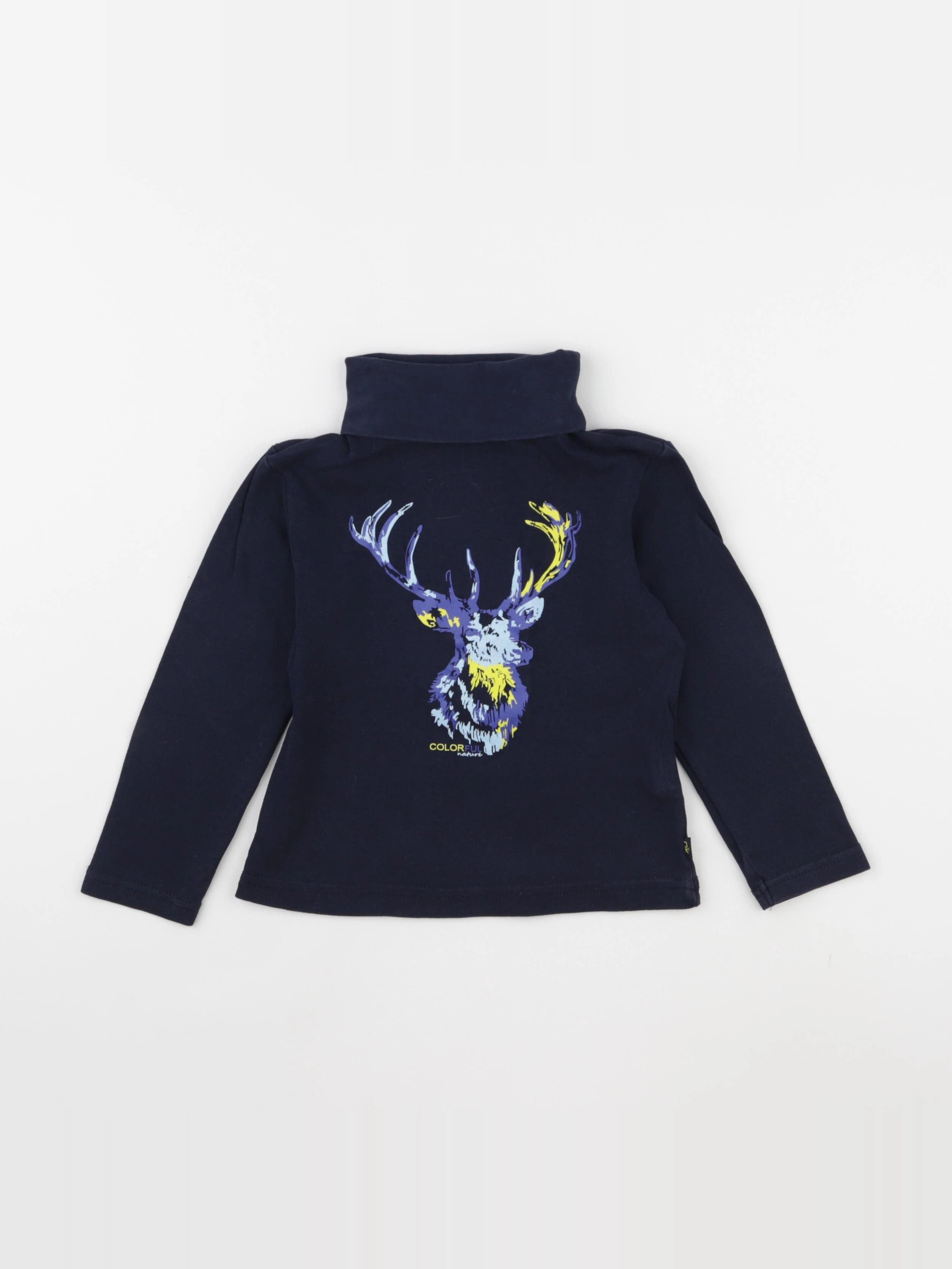 Okaidi - sous-pull bleu - 3 ans