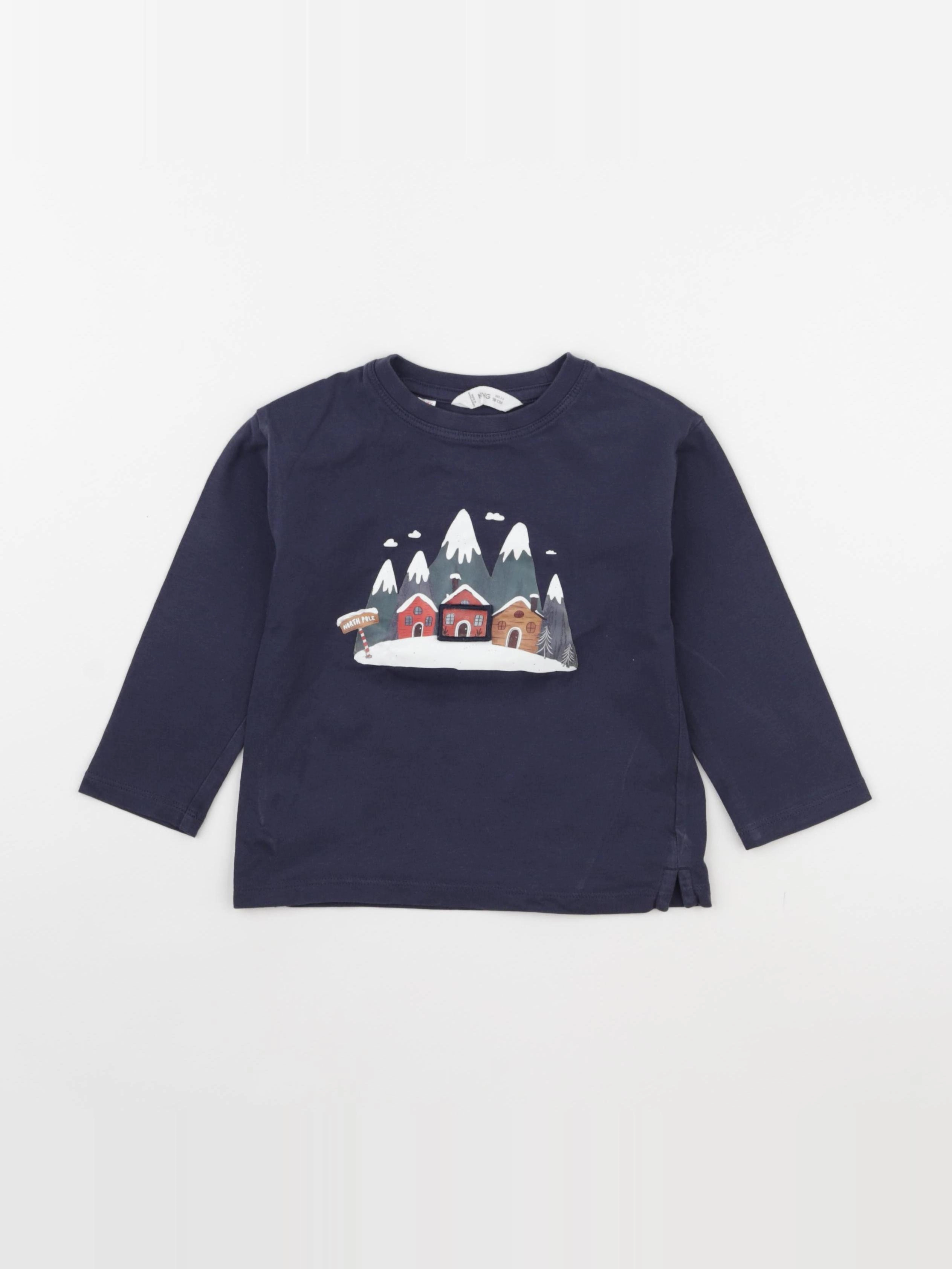 Maison Dormans - tee-shirt bleu - 2/3 ans