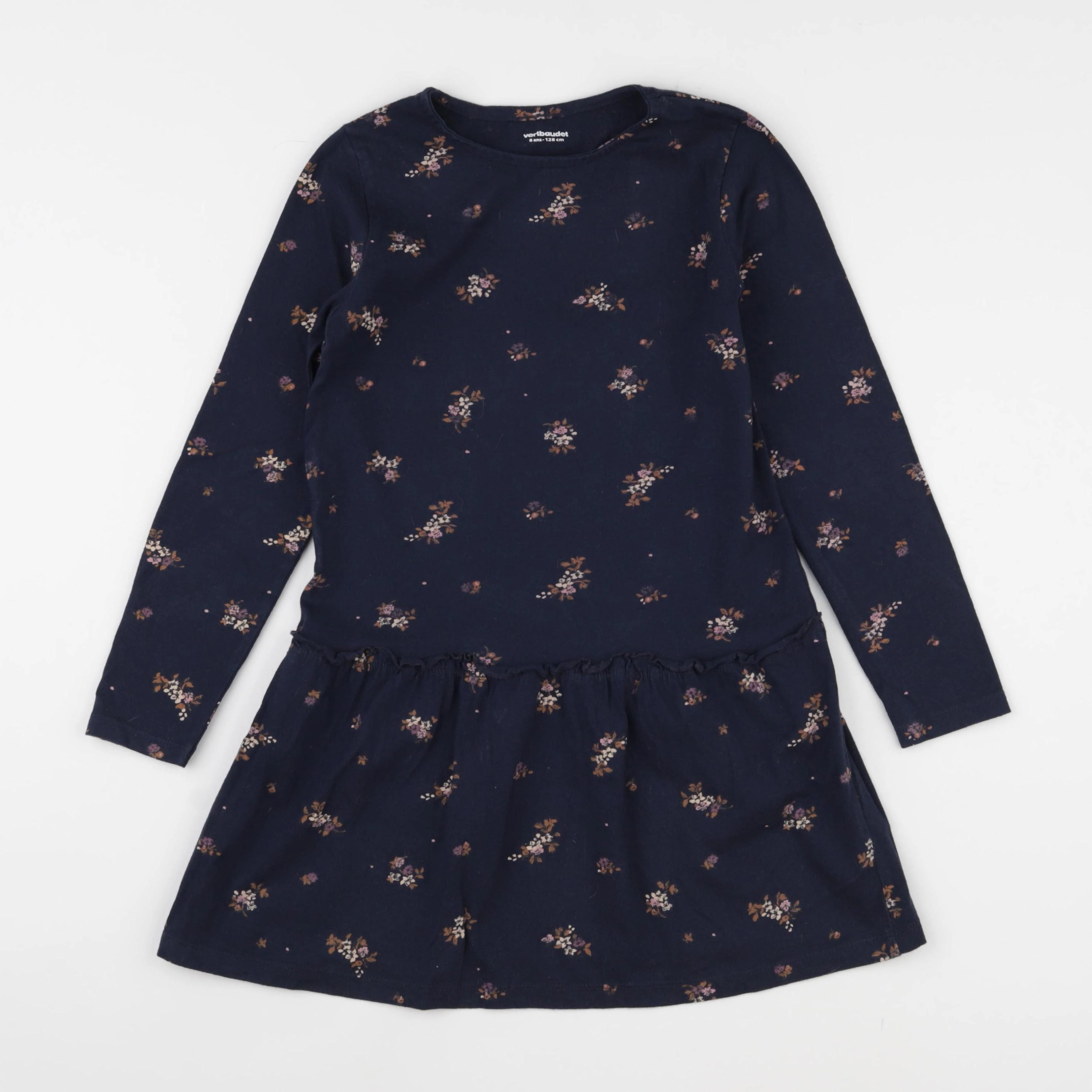 Vertbaudet - robe bleu - 8 ans