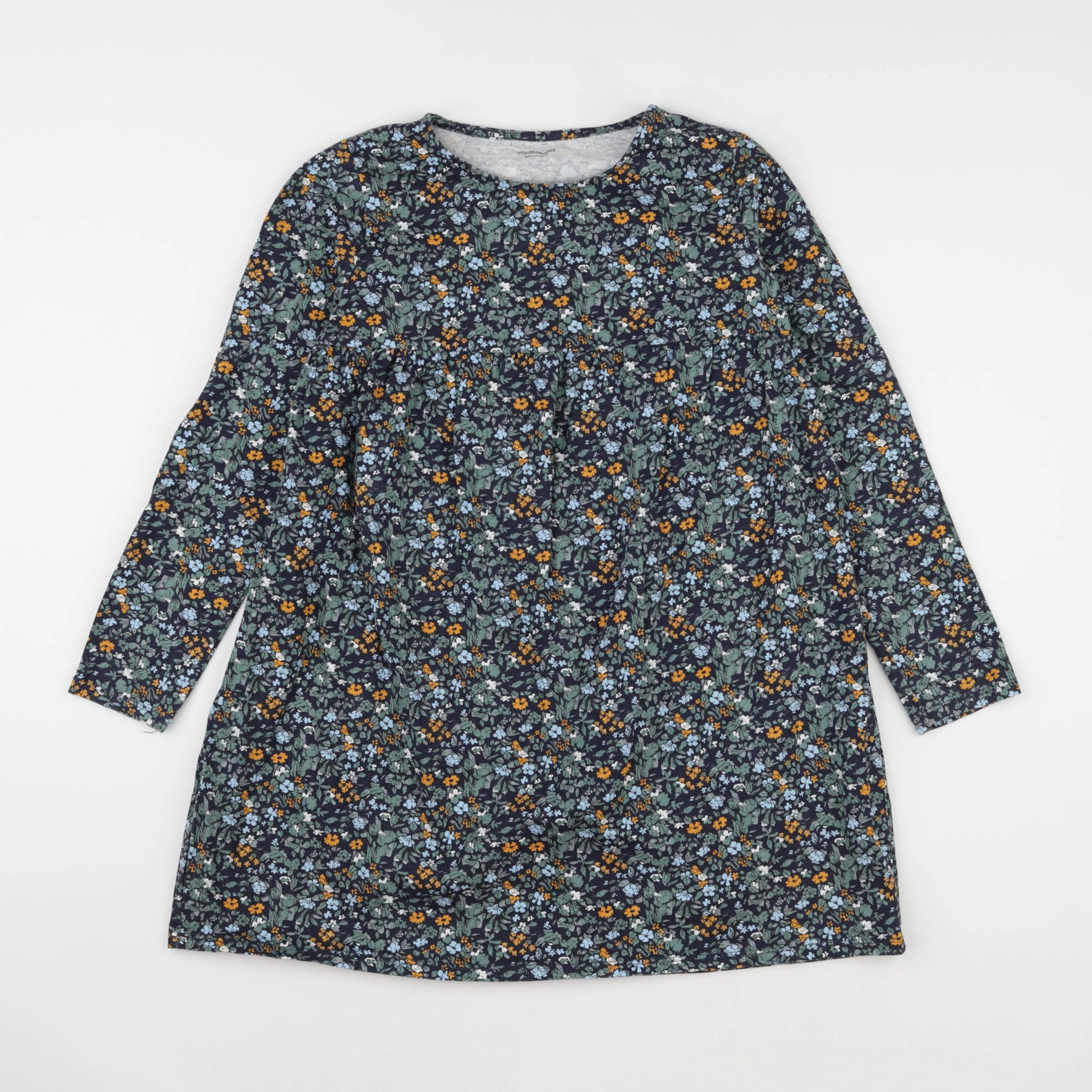 Vertbaudet - robe vert - 10 ans