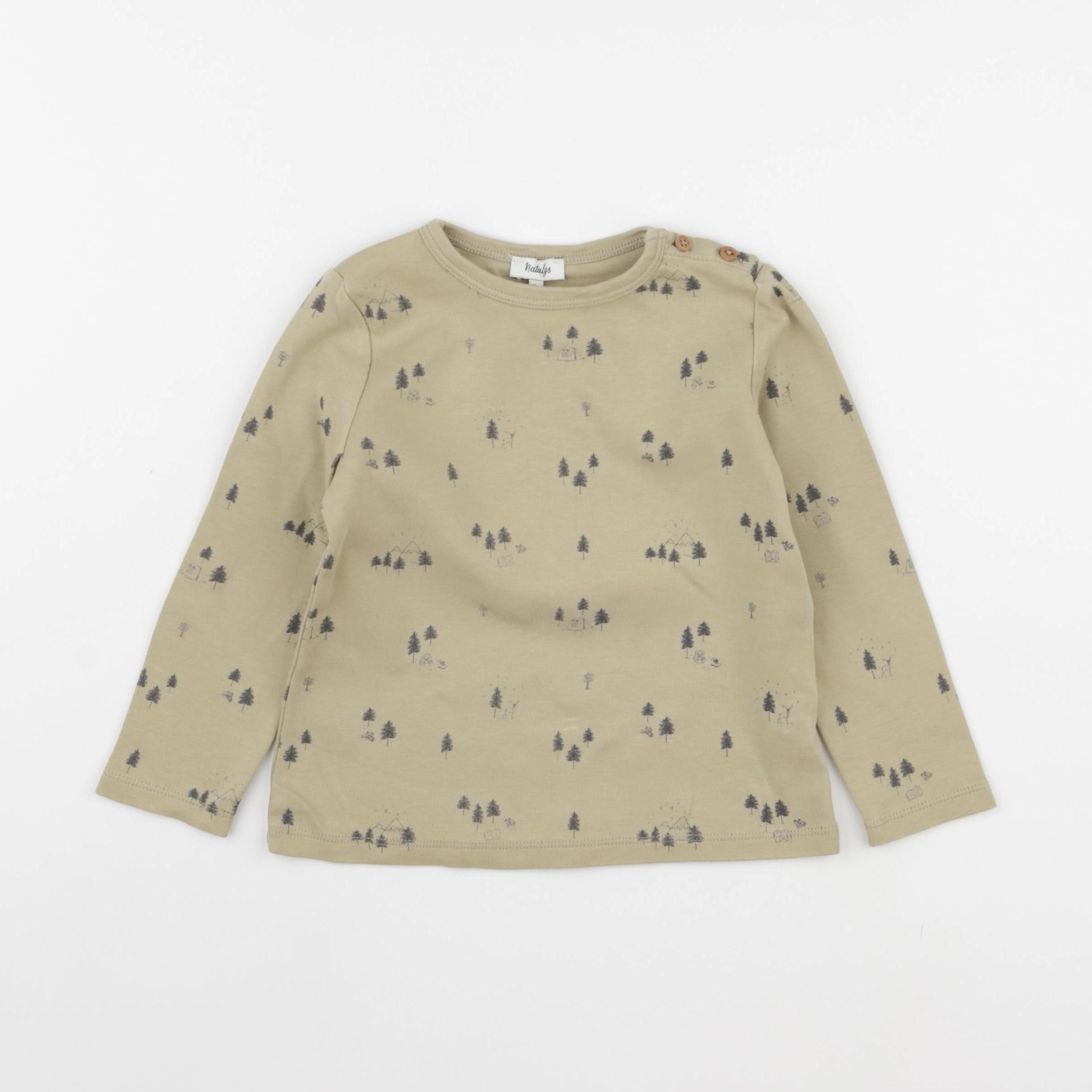Natalys - tee-shirt multicolore - 36 mois