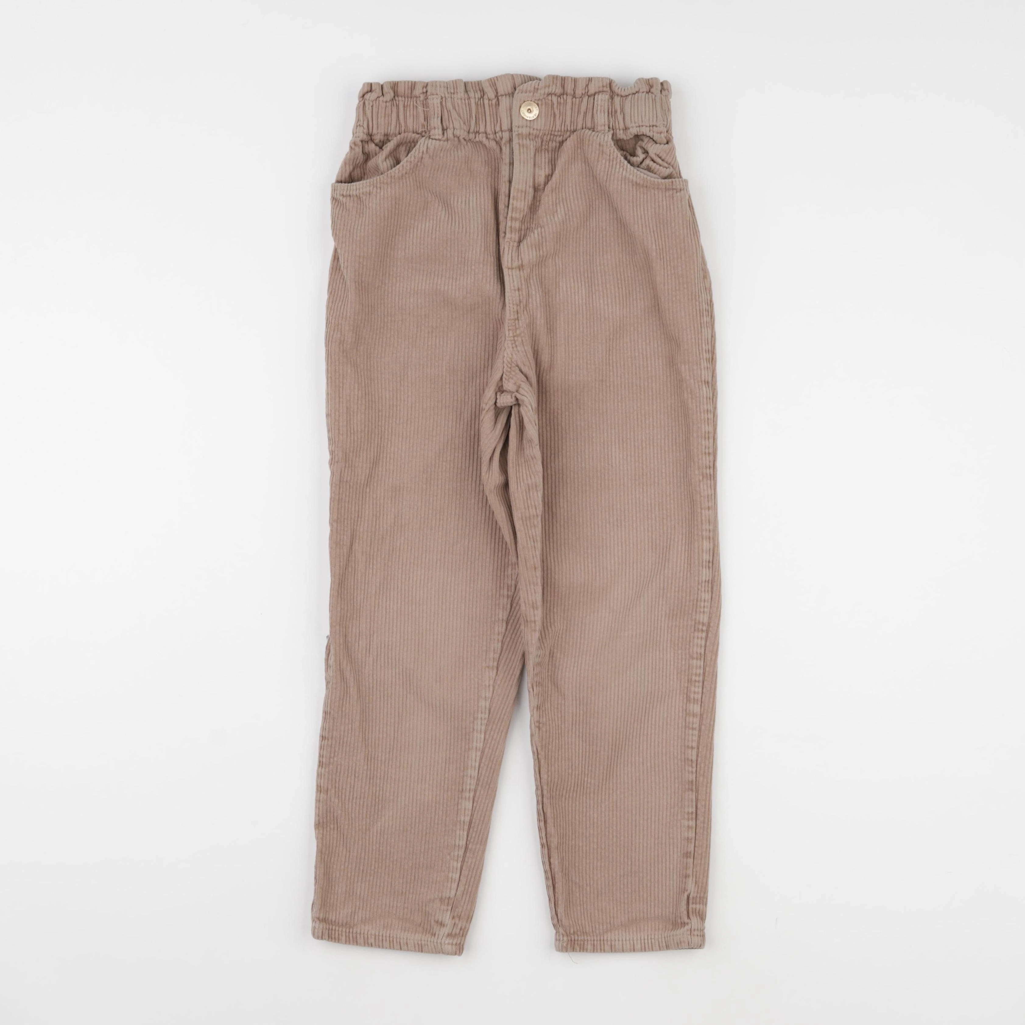 Vertbaudet - pantalon marron - 8 ans