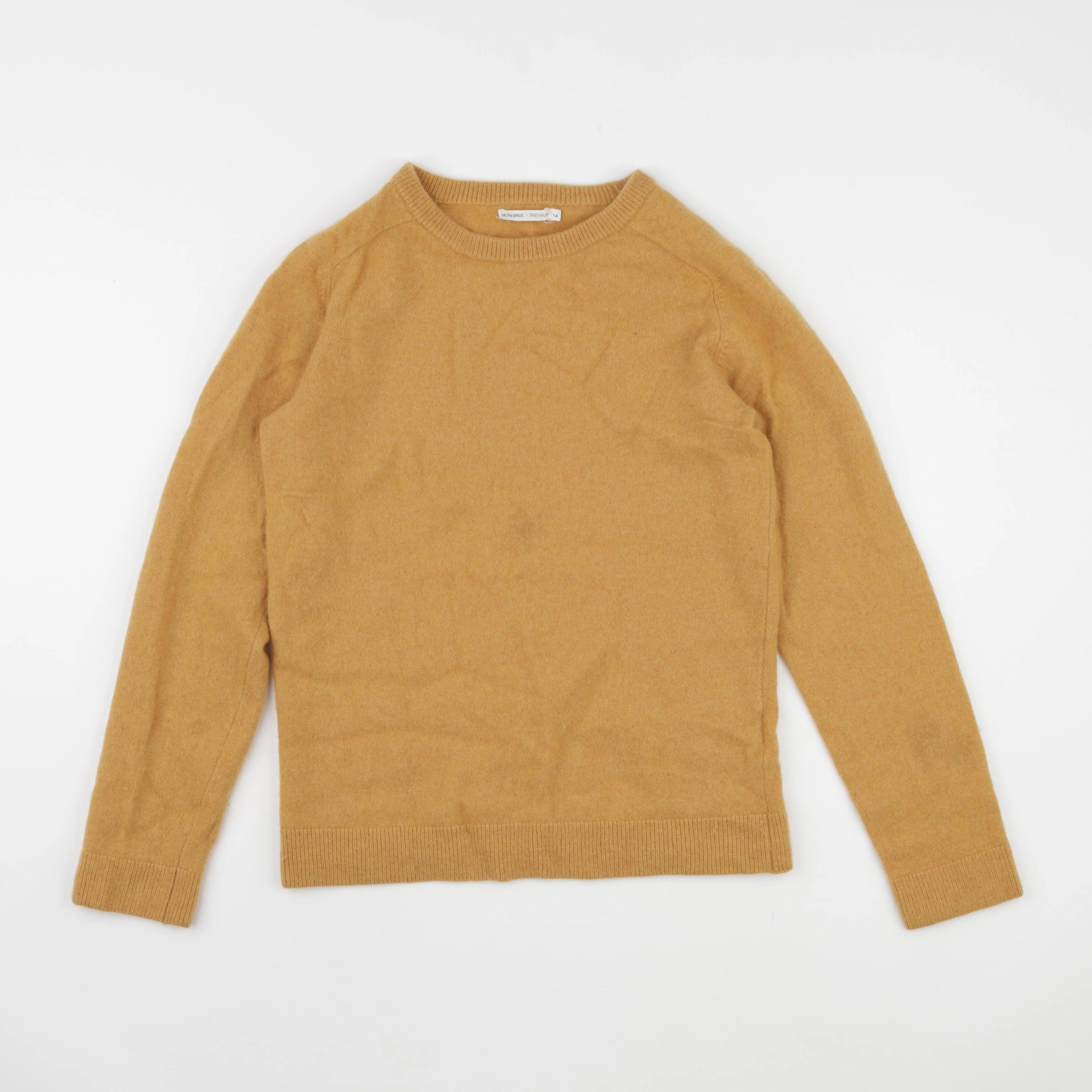 Monoprix - pull jaune - 14 ans