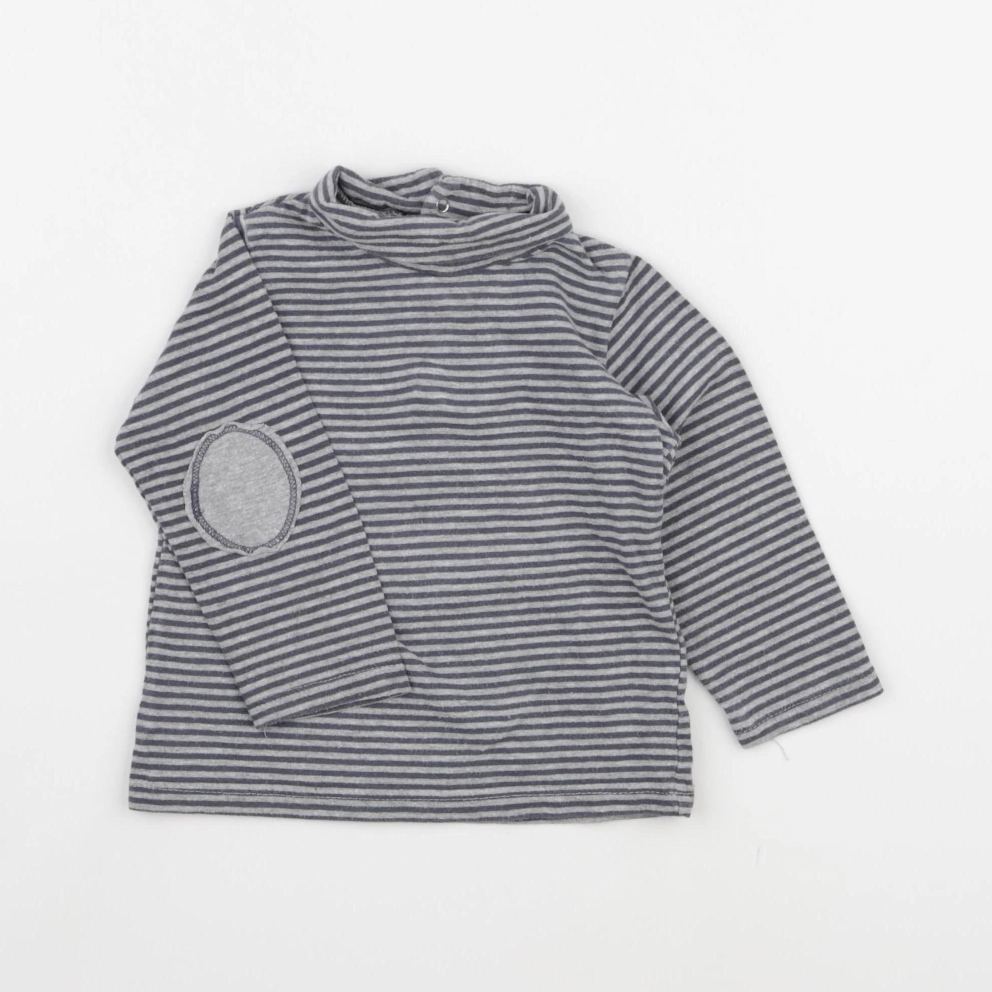 Vertbaudet - tee-shirt gris - 18 mois