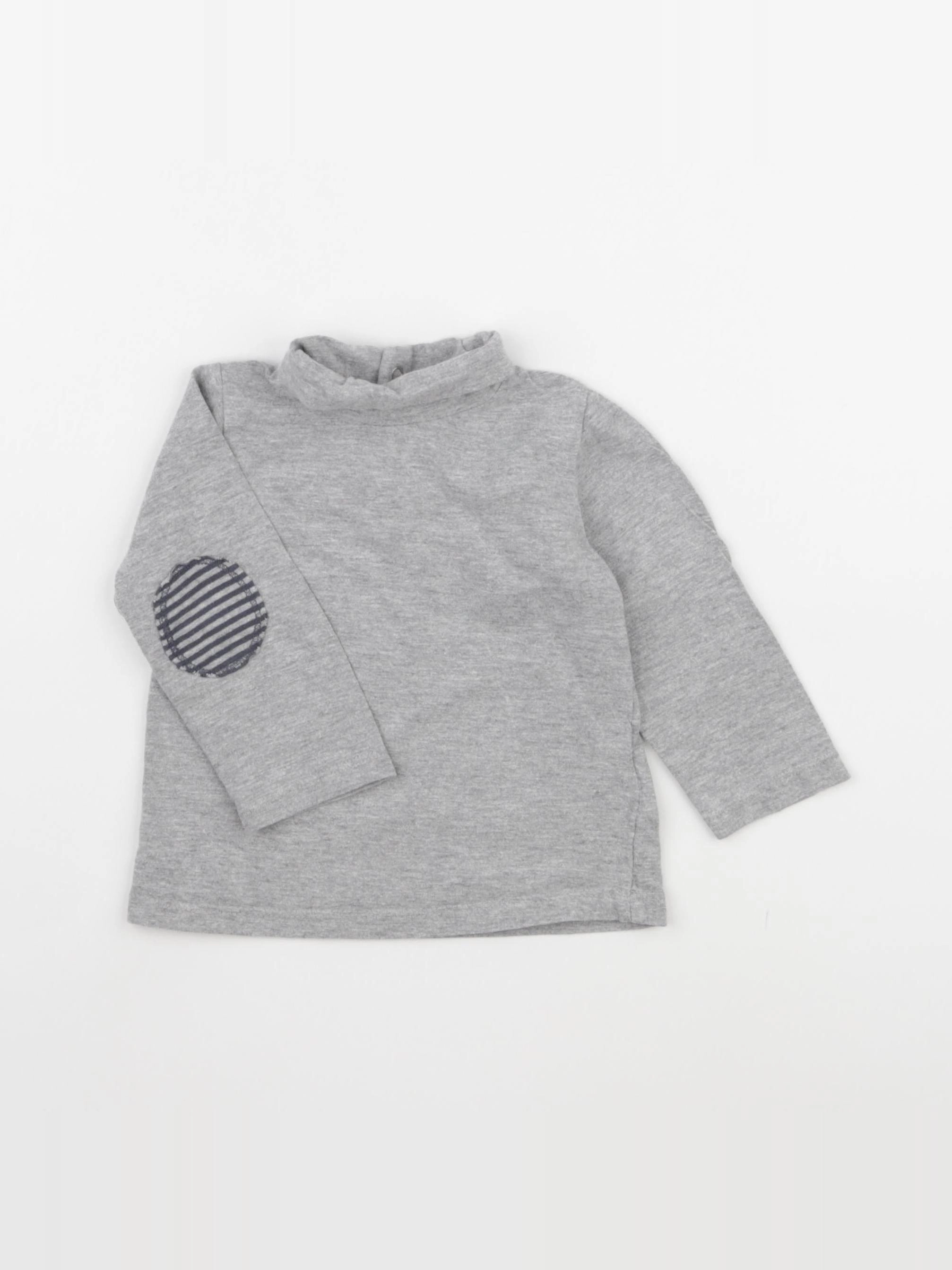 Vertbaudet - tee-shirt gris - 18 mois