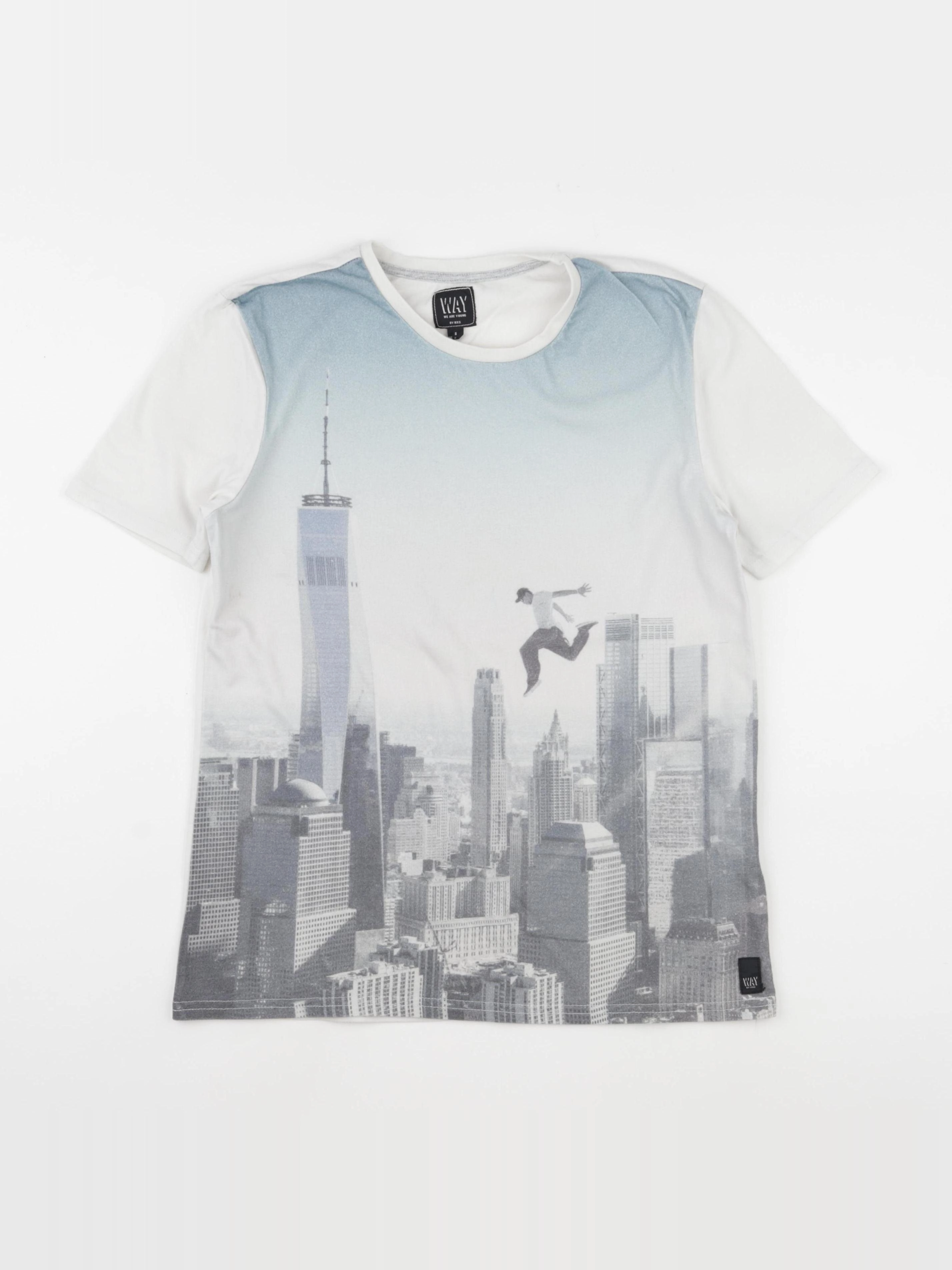 IKKS - tee-shirt bleu - 14 ans