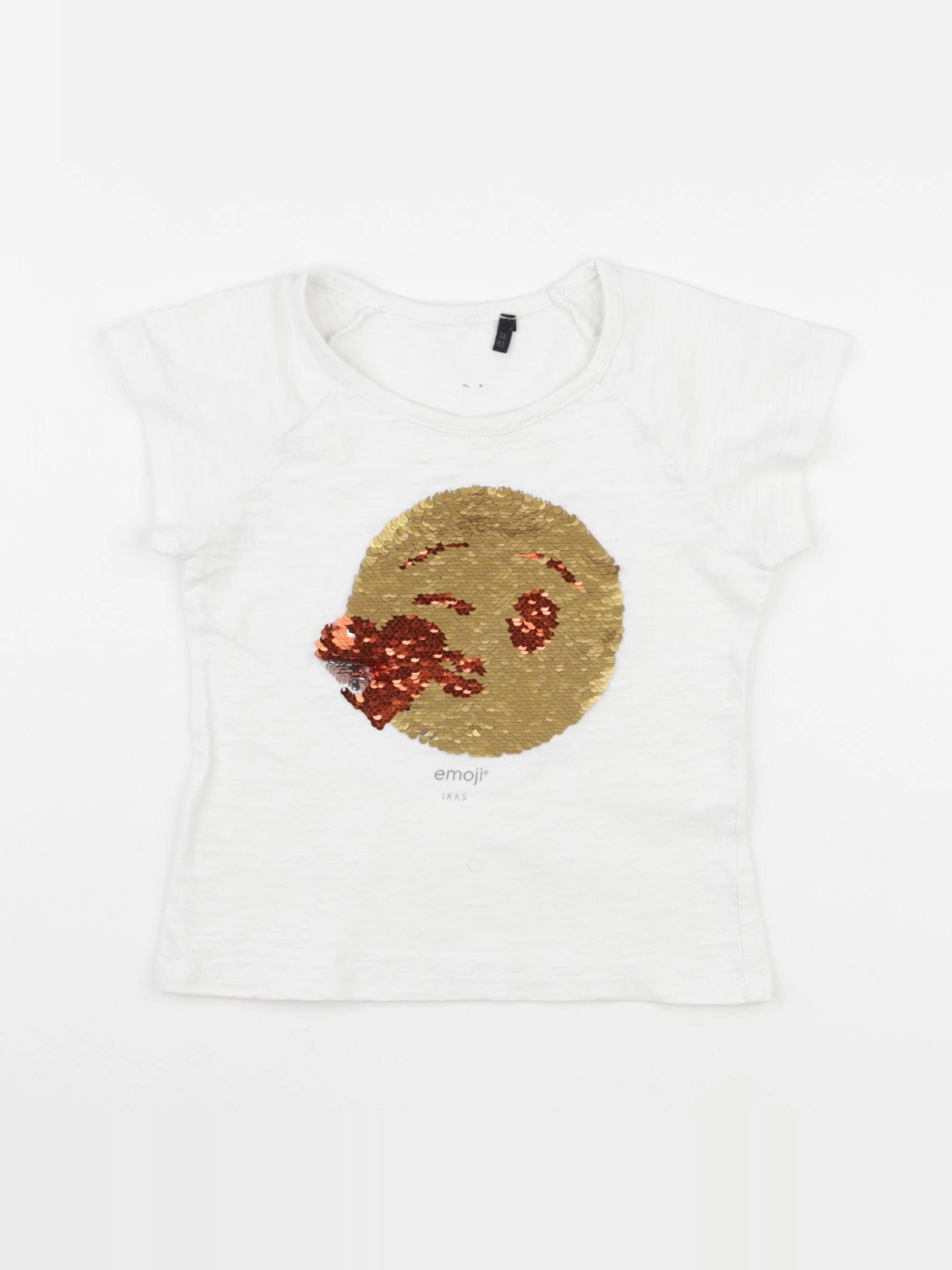 IKKS - tee-shirt blanc - 3 ans