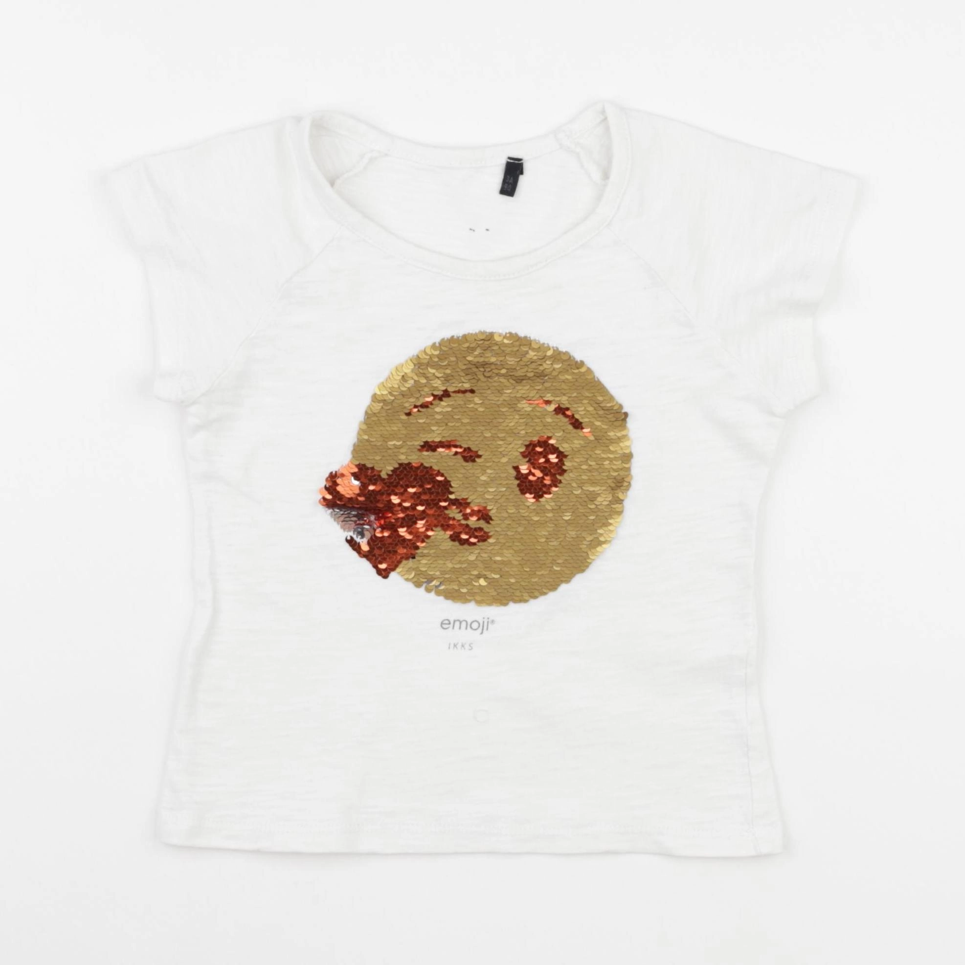 IKKS - tee-shirt blanc - 3 ans