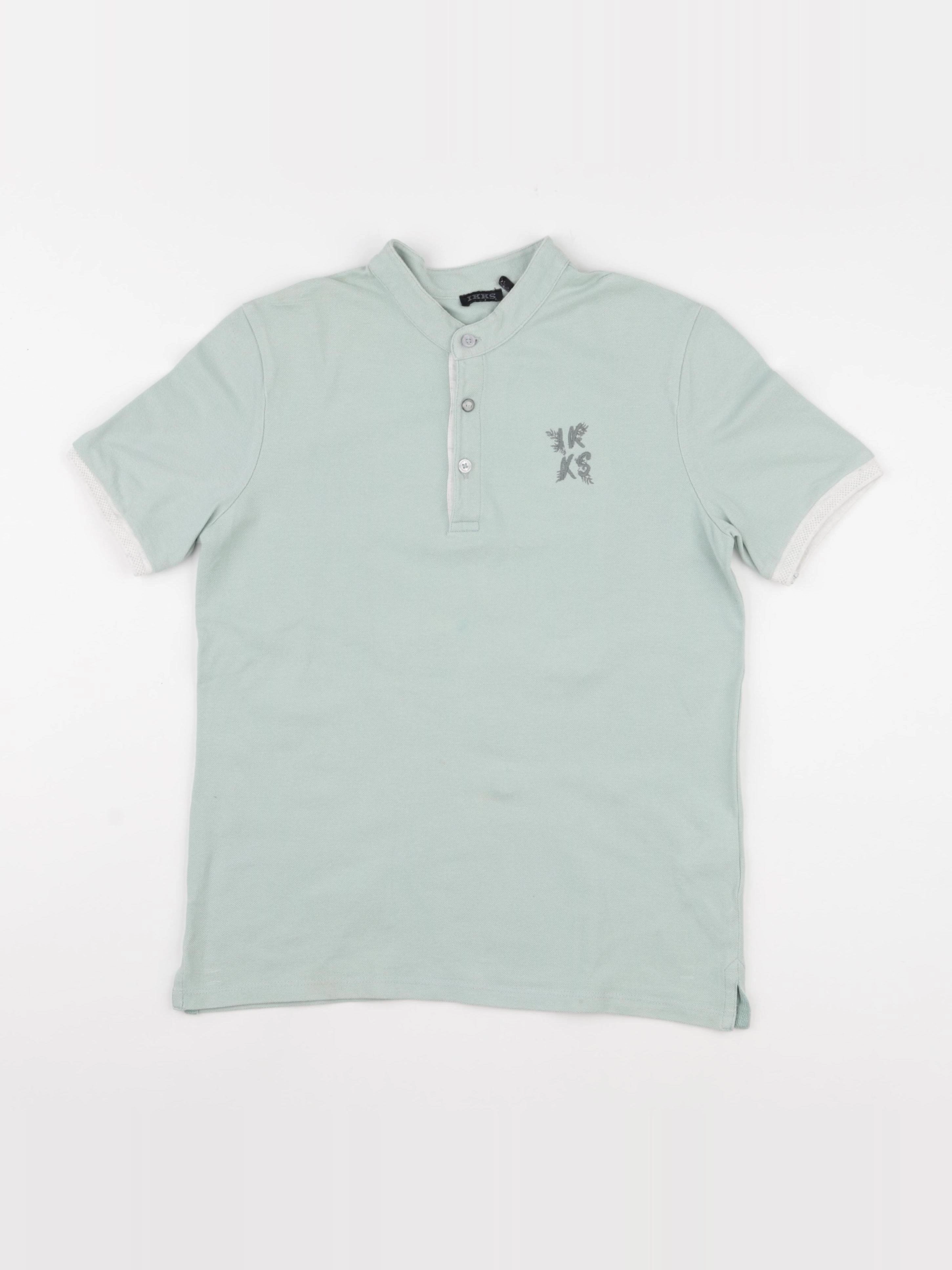 IKKS - polo imprimé au dos vert - 12 ans