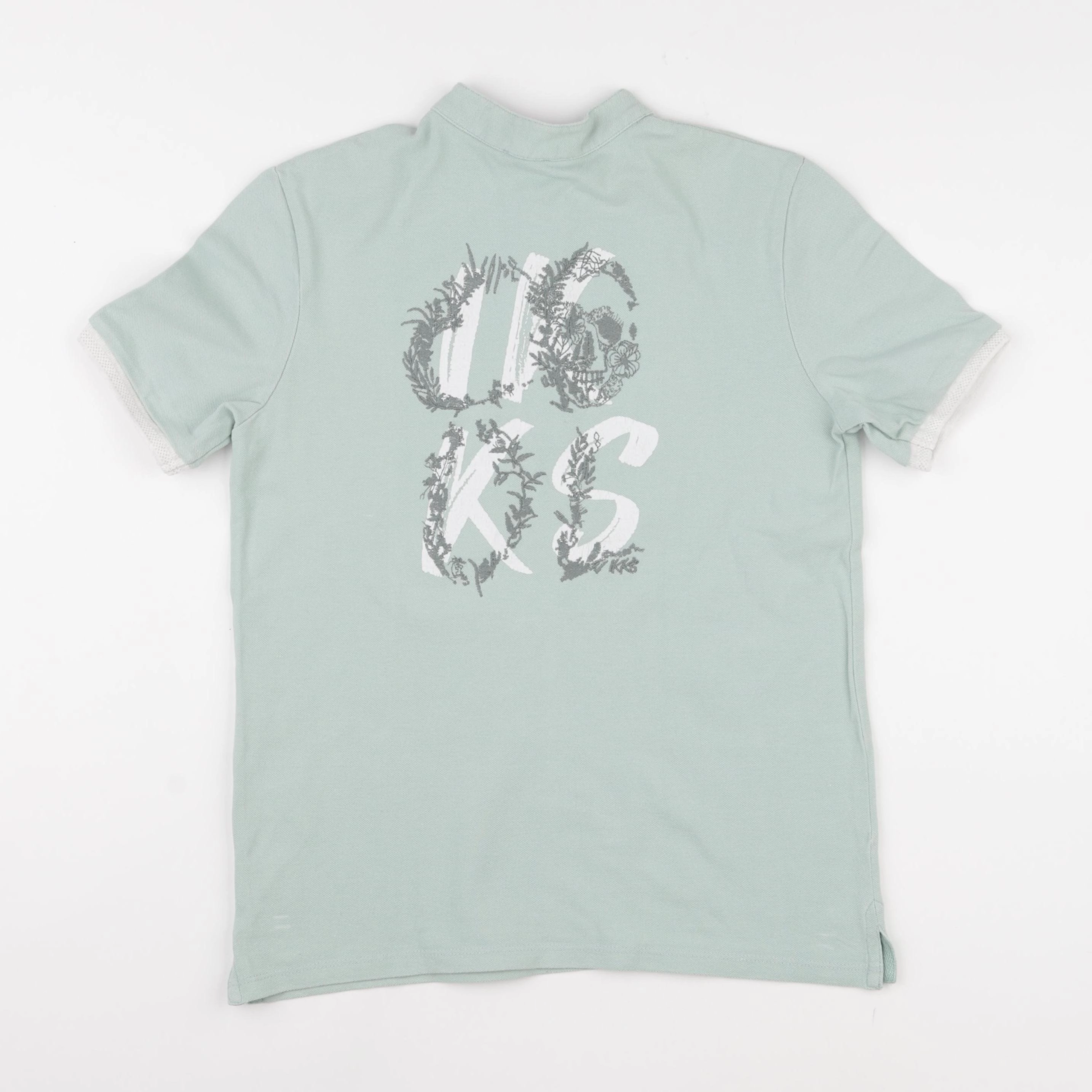 IKKS - polo imprimé au dos vert - 12 ans