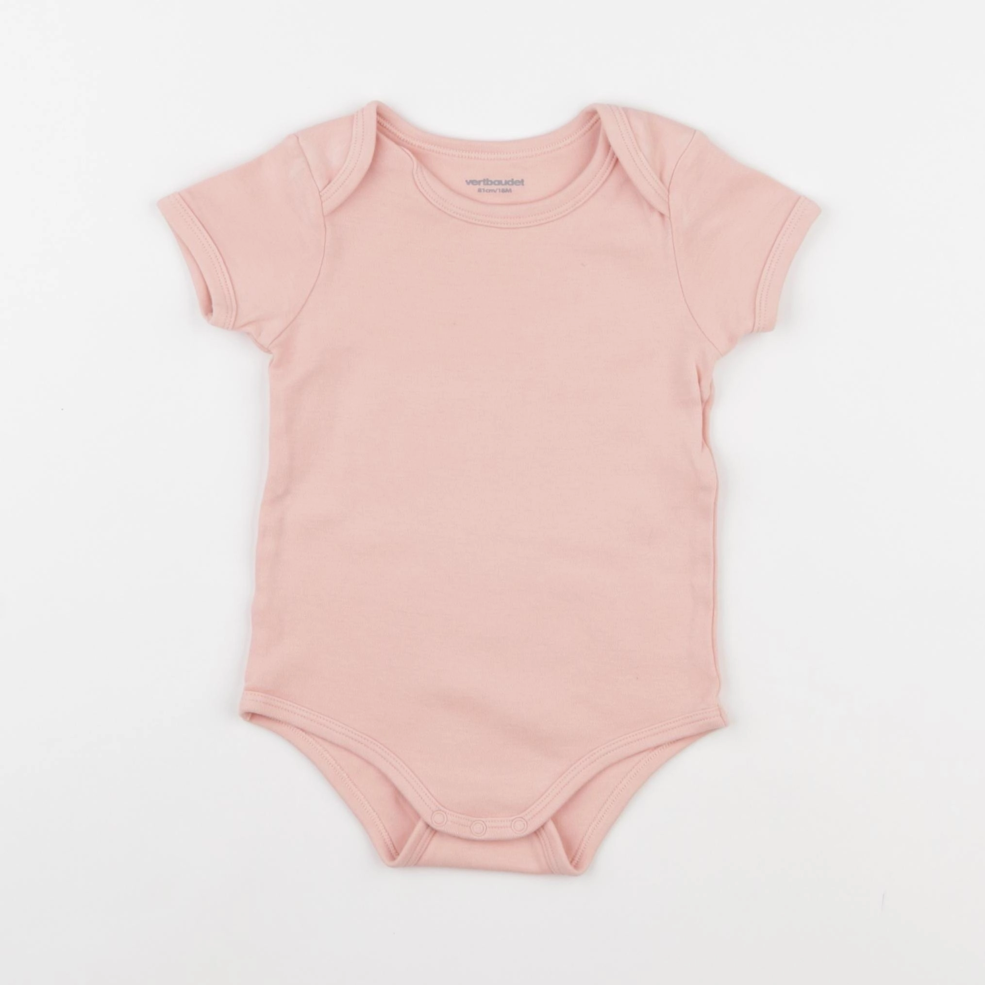 Vertbaudet - body rose - 18 mois