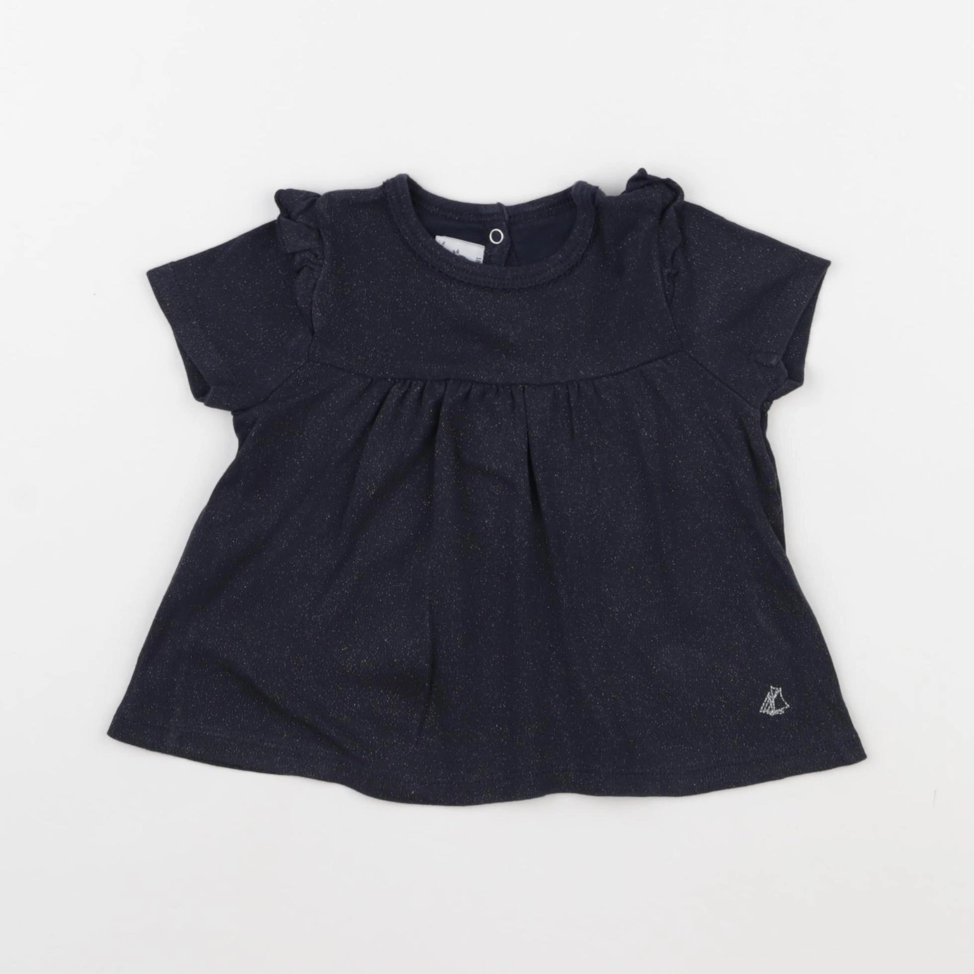 Petit Bateau - robe bleu - 18 mois