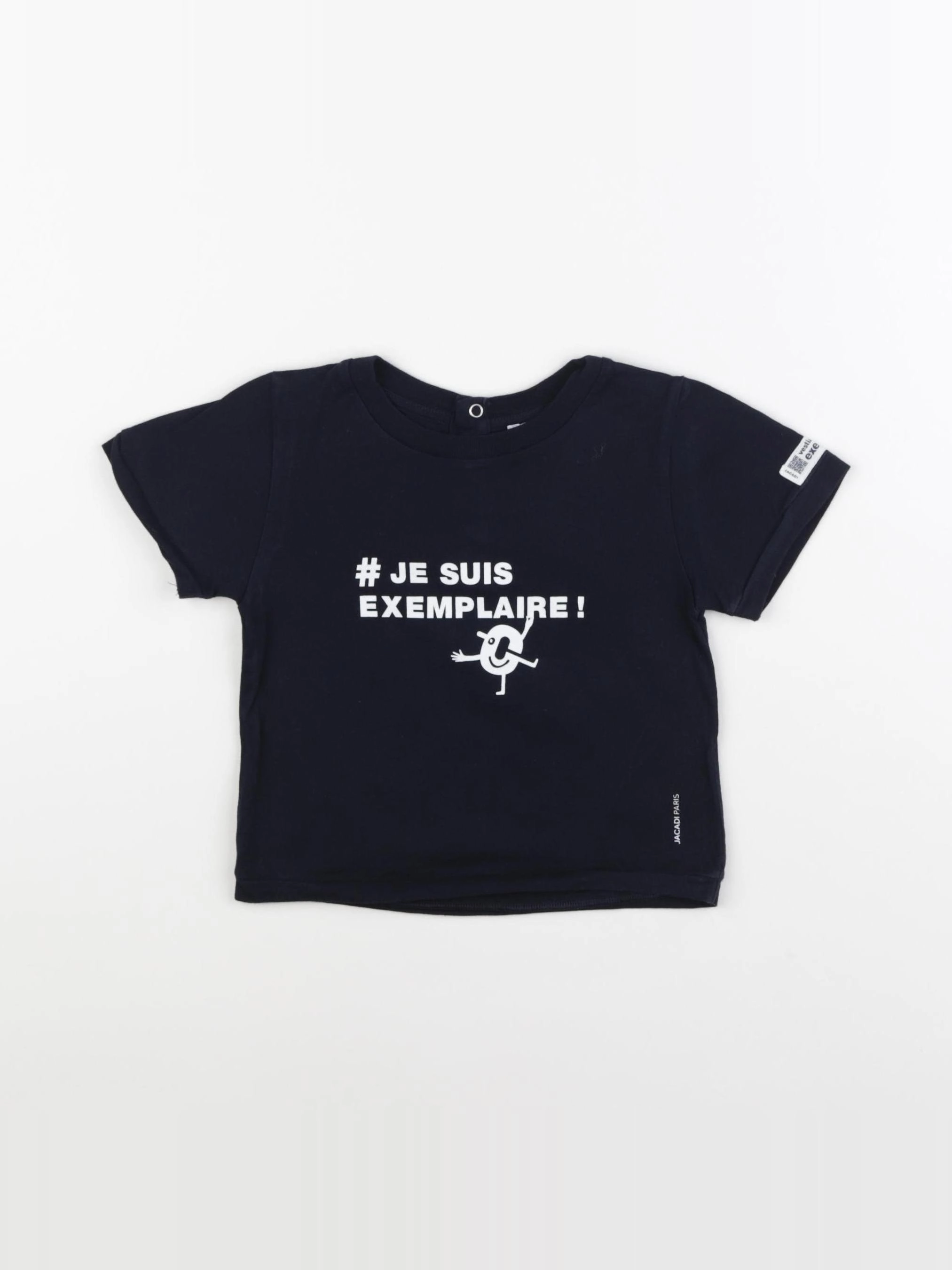 Jacadi - tee-shirt bleu - 24 mois