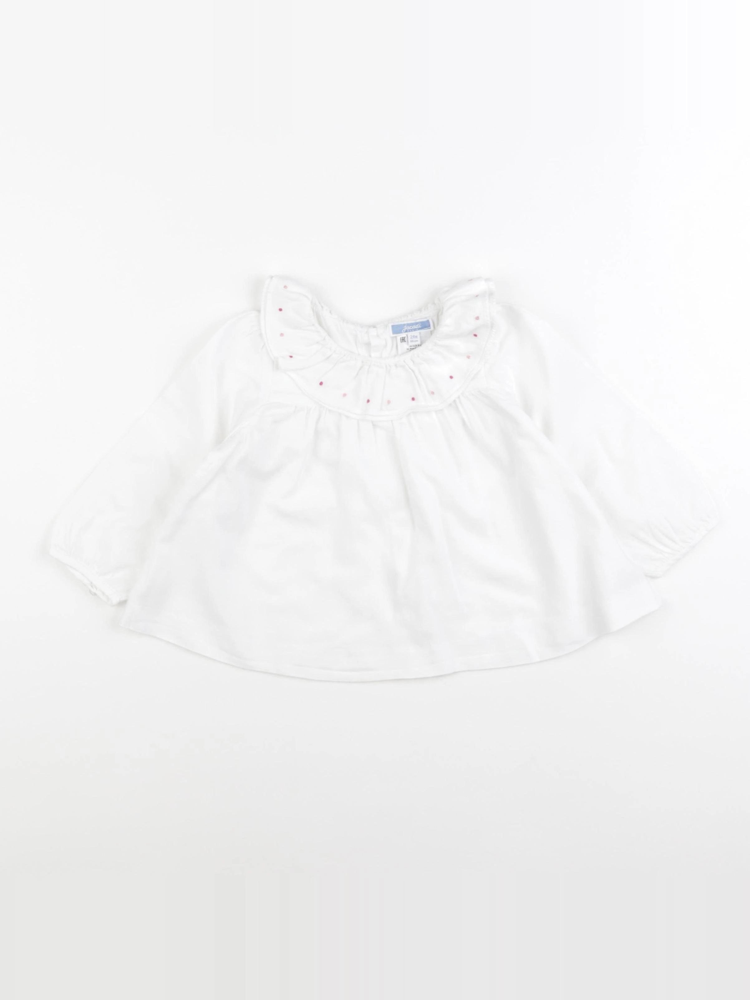 Jacadi - blouse blanc - 24 mois