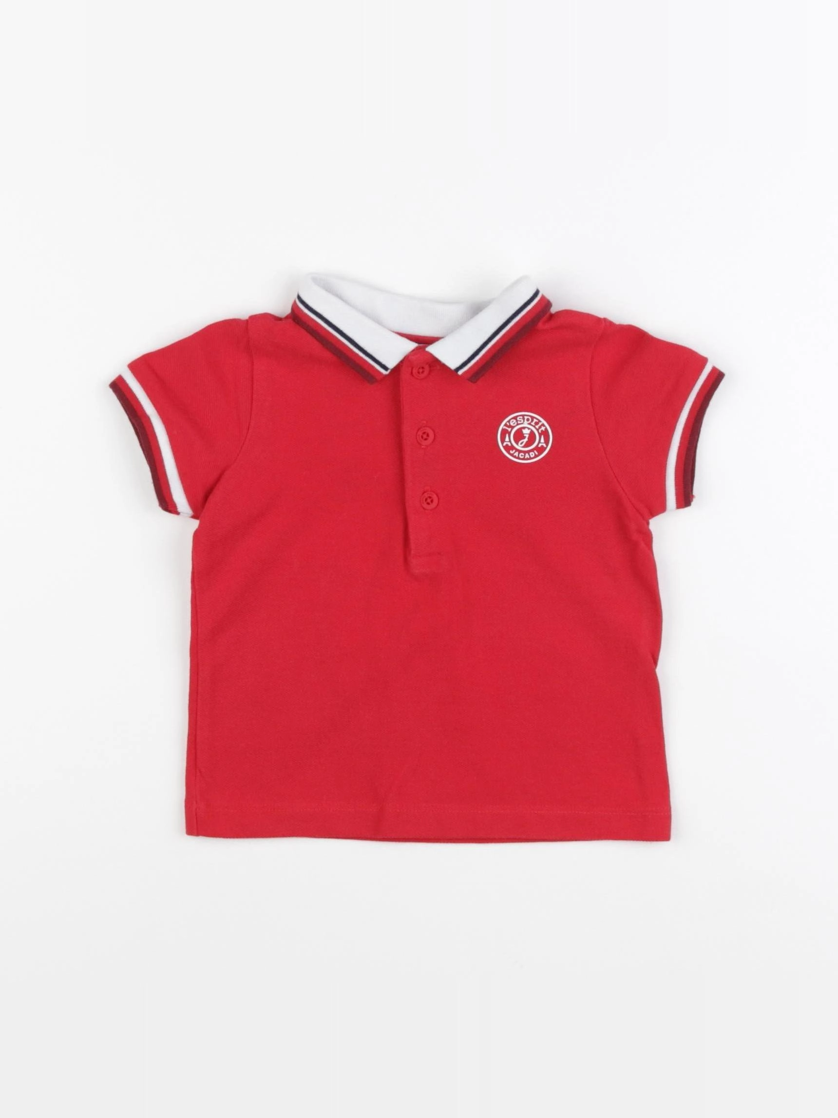 Jacadi - polo rouge - 12 mois