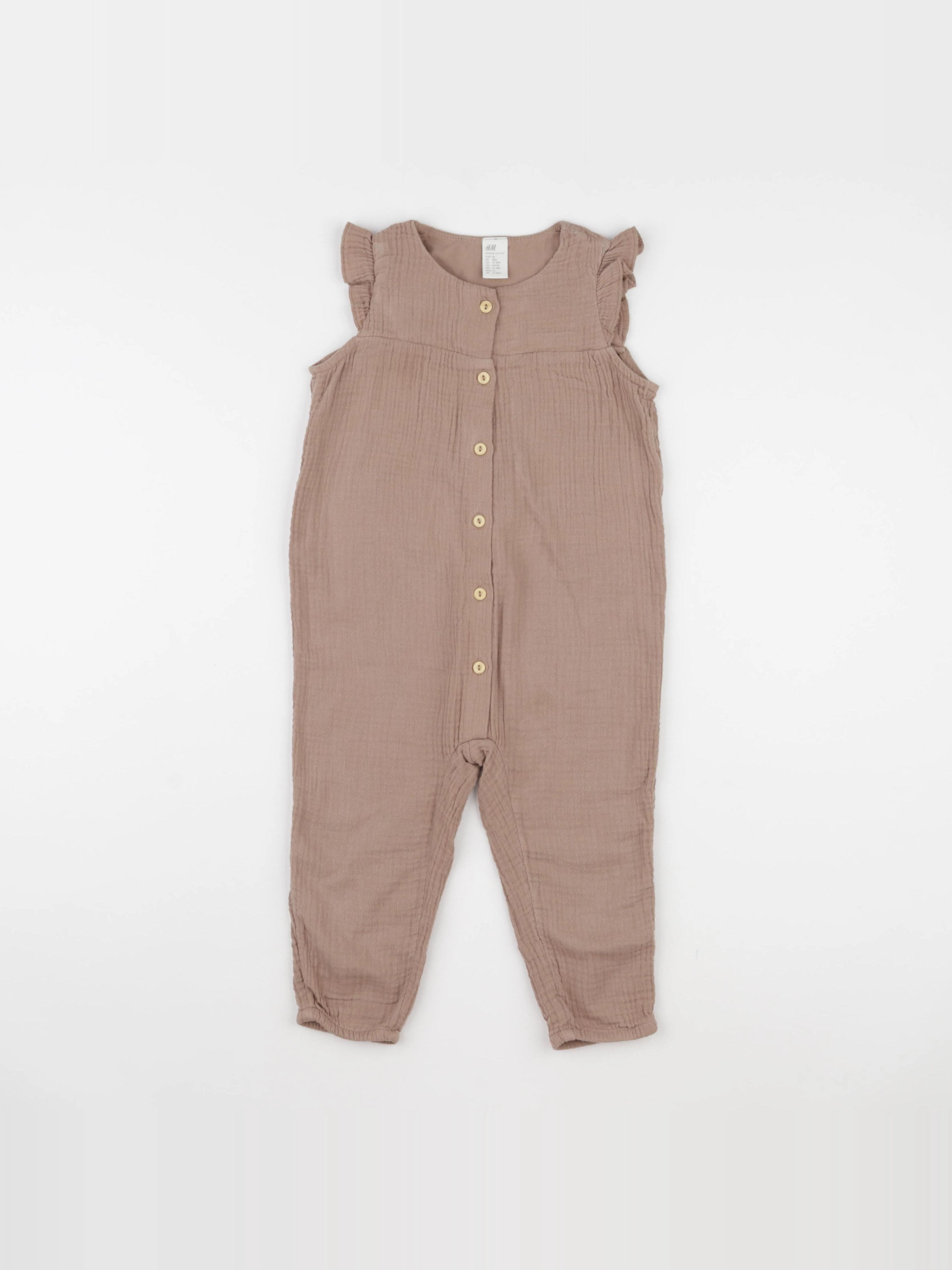 H&M - combinaison marron - 18 mois