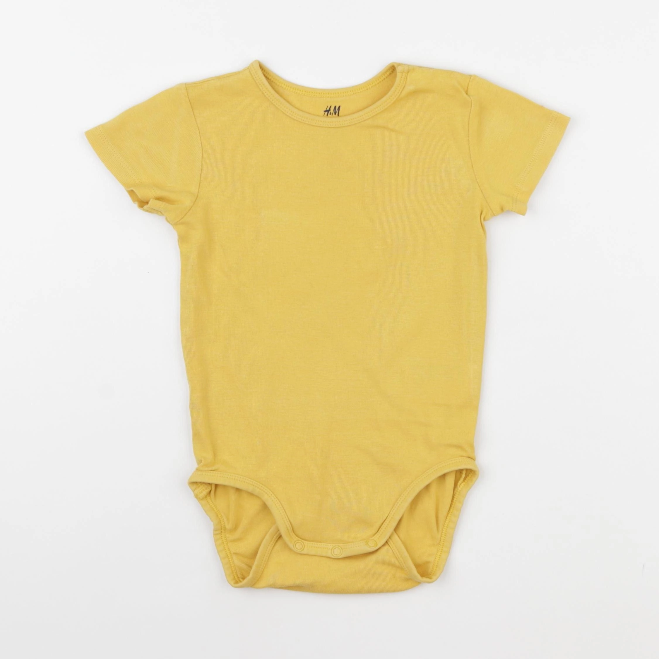 H&M - body jaune - 2/3 ans