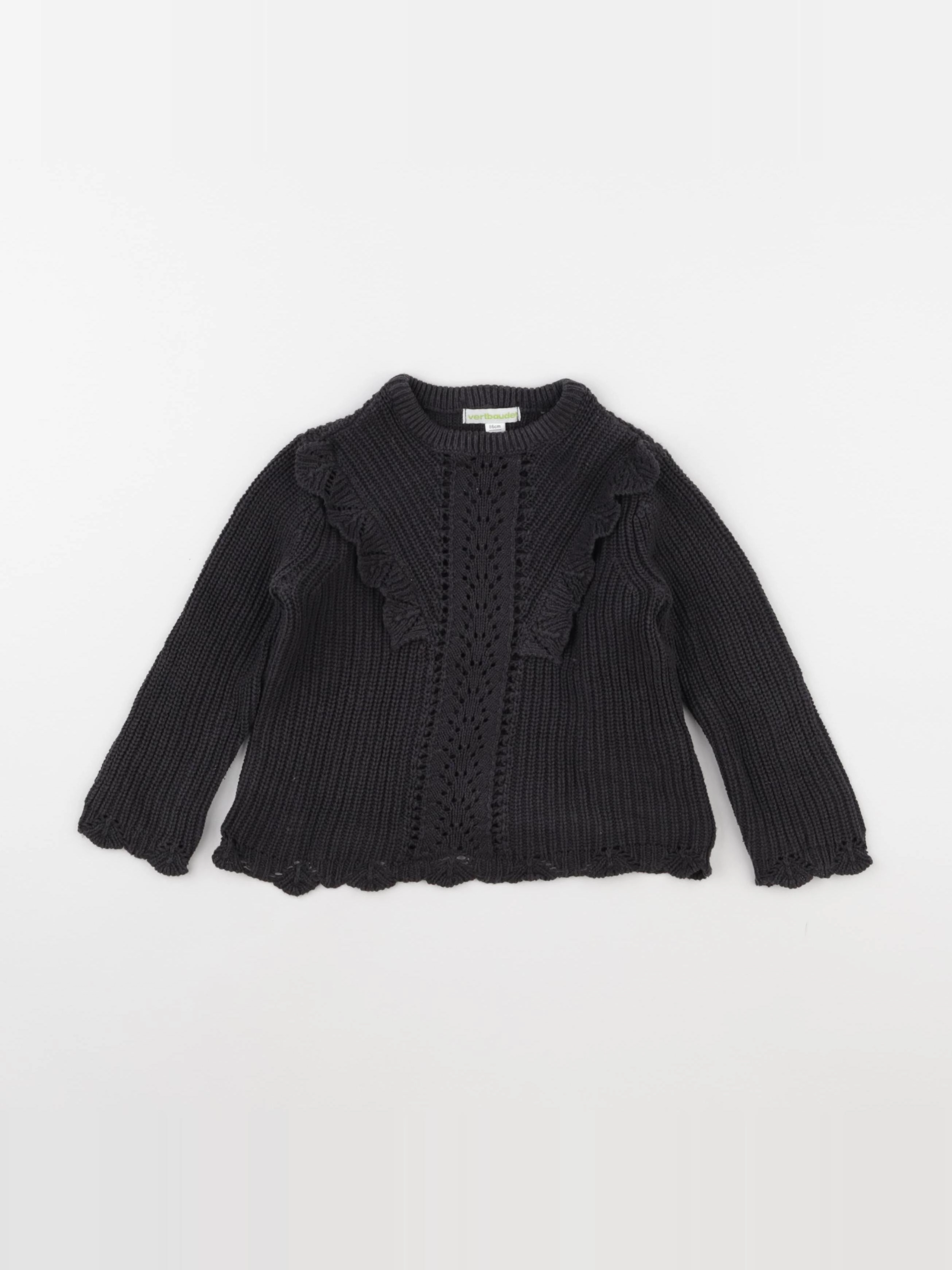 Vertbaudet - pull gris - 2 ans