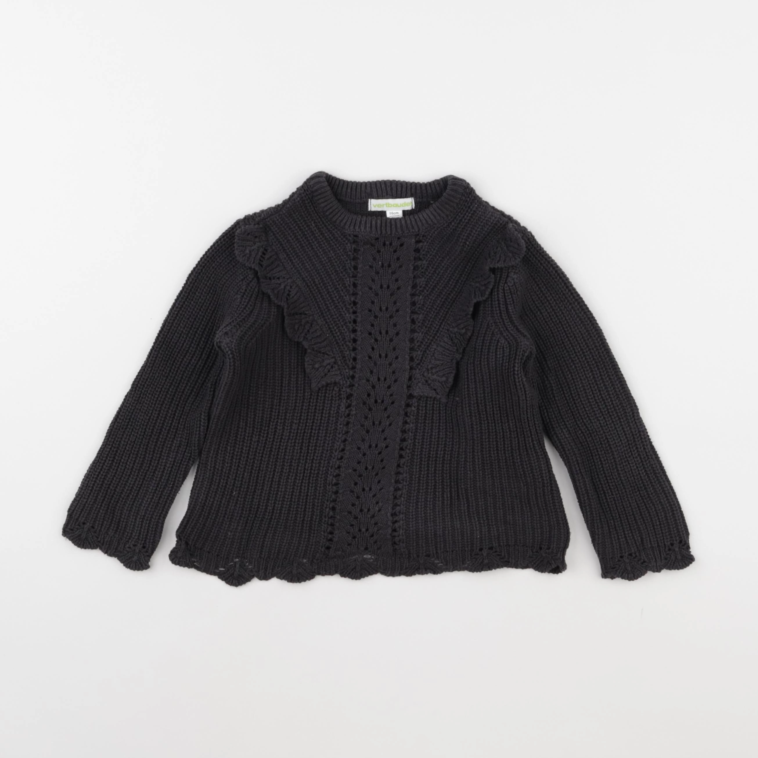 Vertbaudet - pull gris - 2 ans