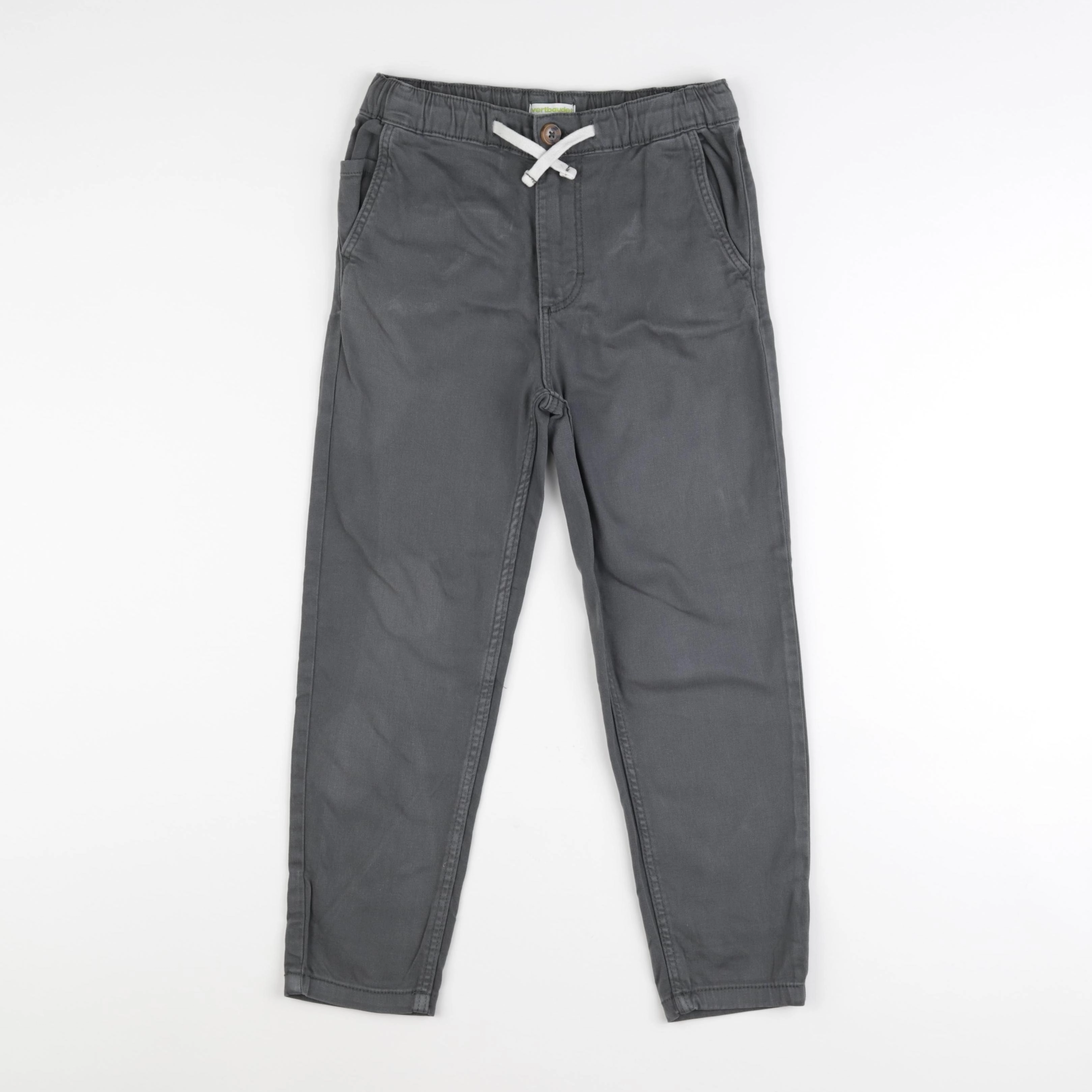 Vertbaudet - pantalon gris - 8 ans