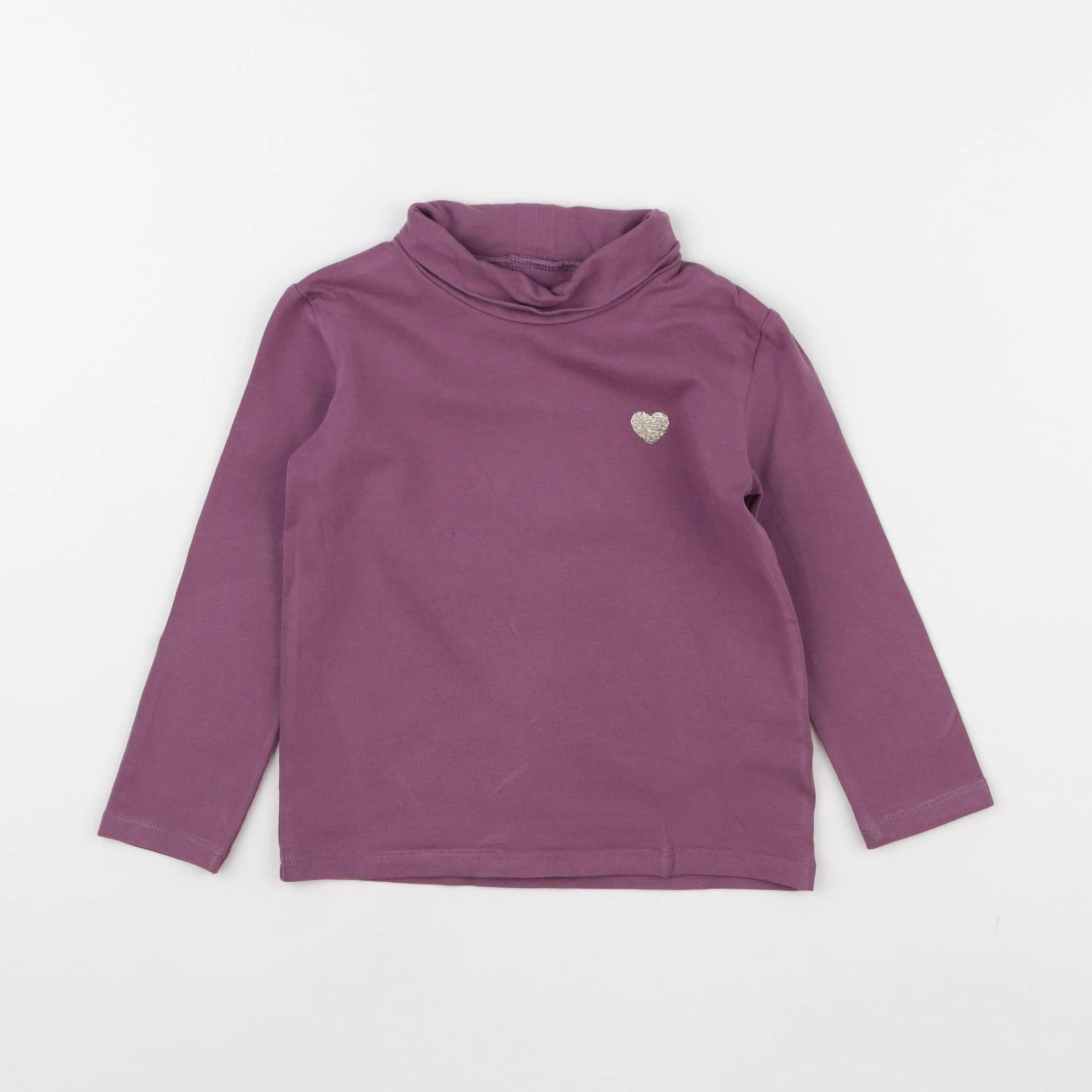 Vertbaudet - sous-pull violet - 3 ans