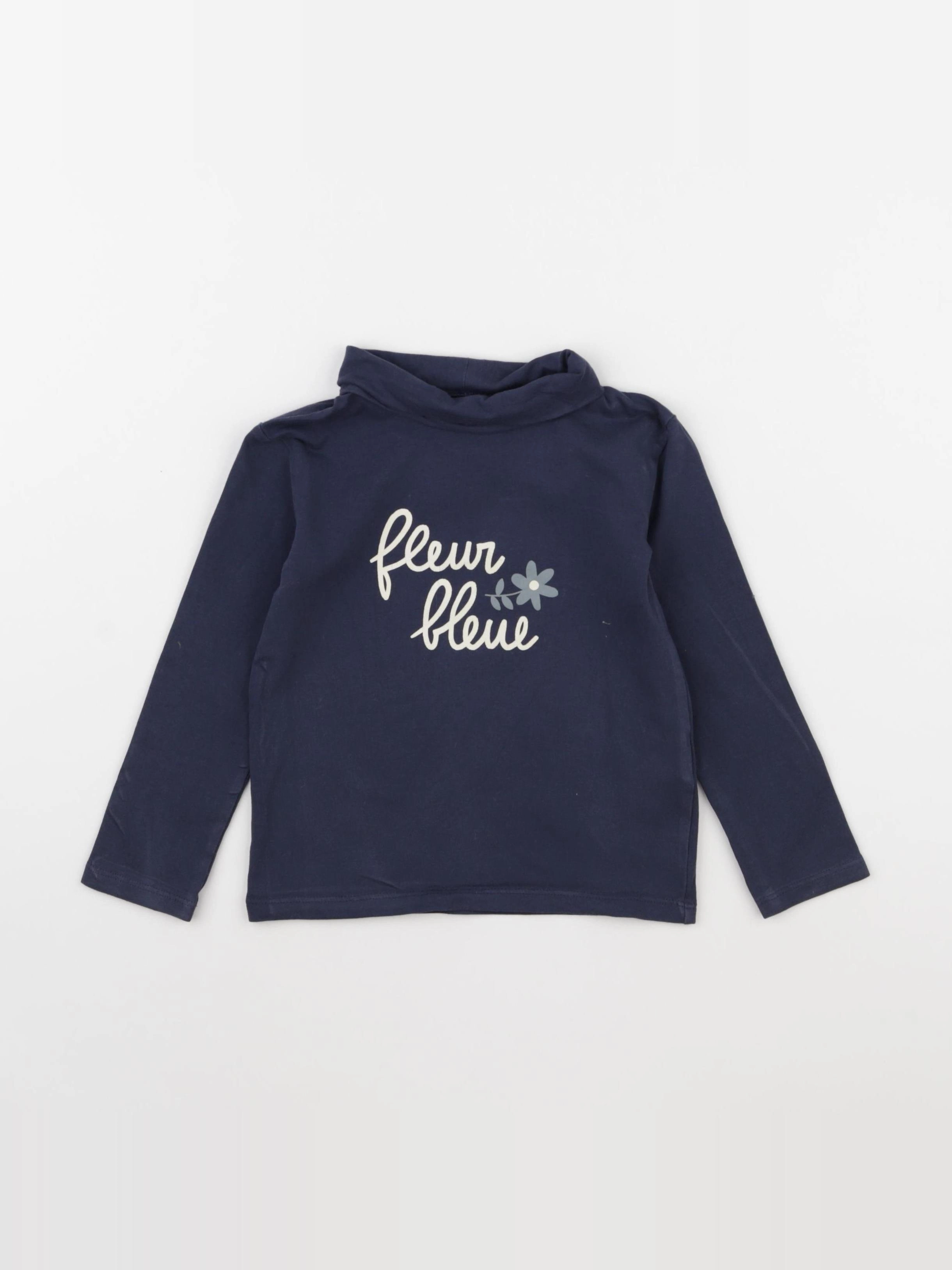 Vertbaudet - sous-pull bleu - 3 ans