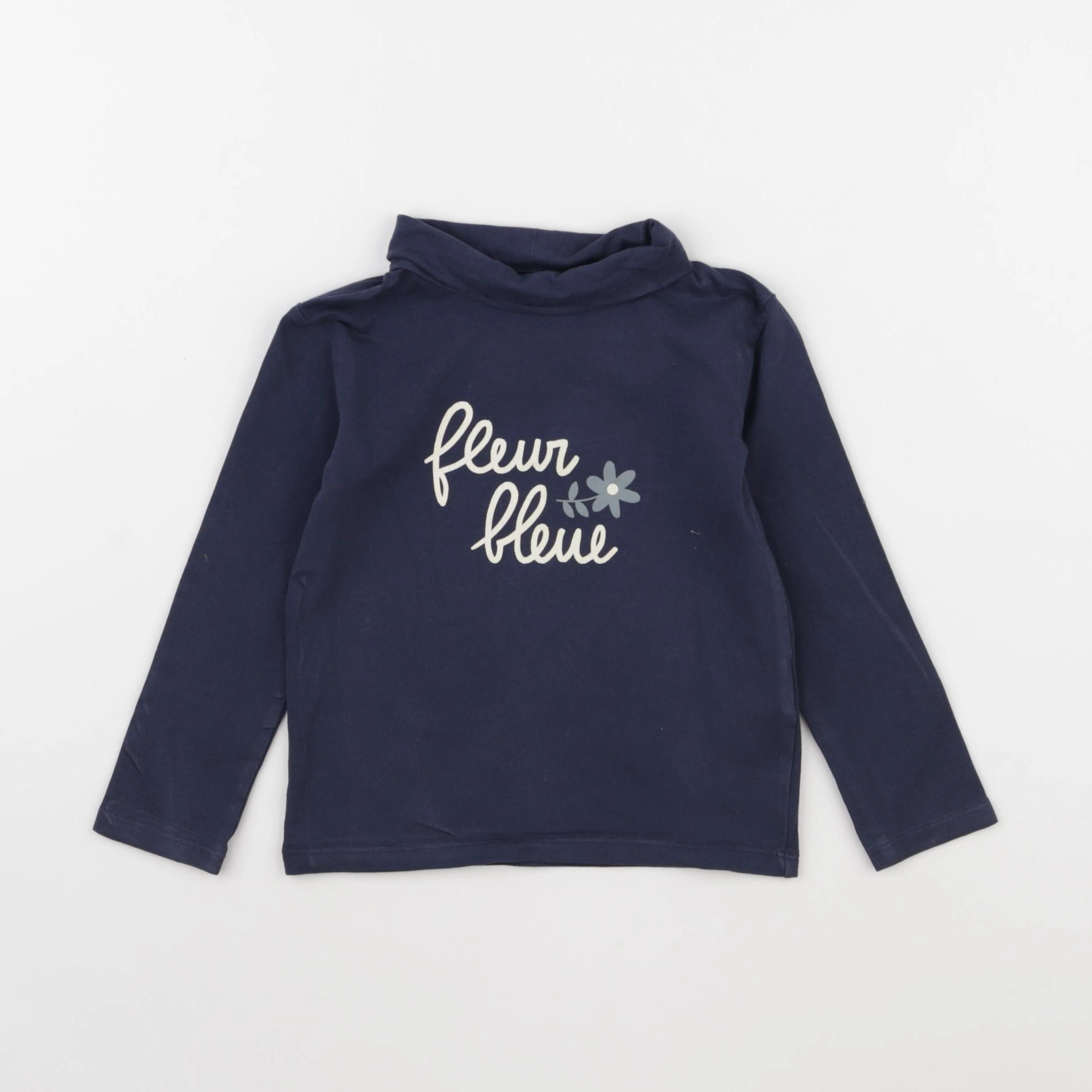 Vertbaudet - sous-pull bleu - 3 ans