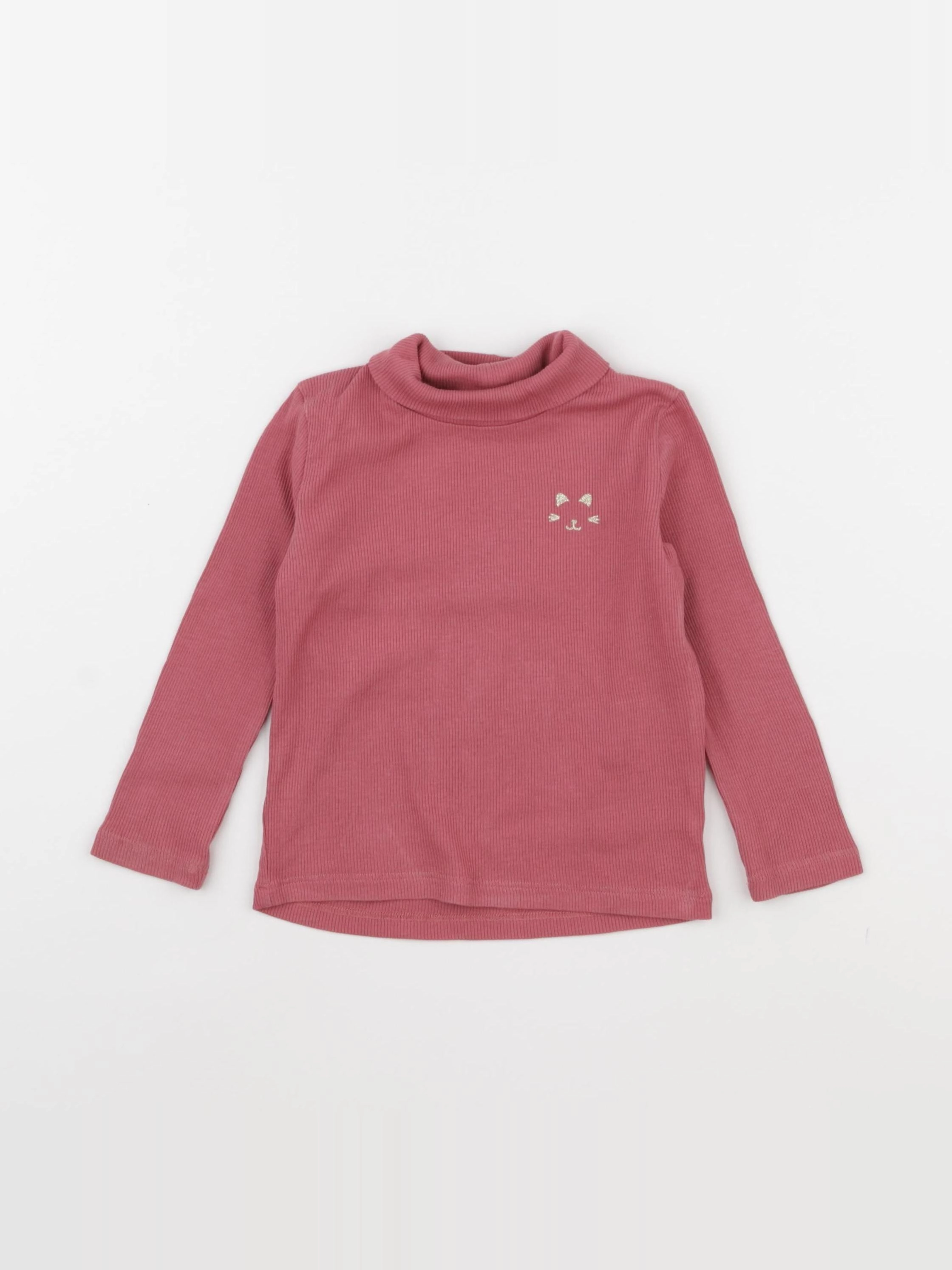 Vertbaudet - sous-pull rose - 2 ans