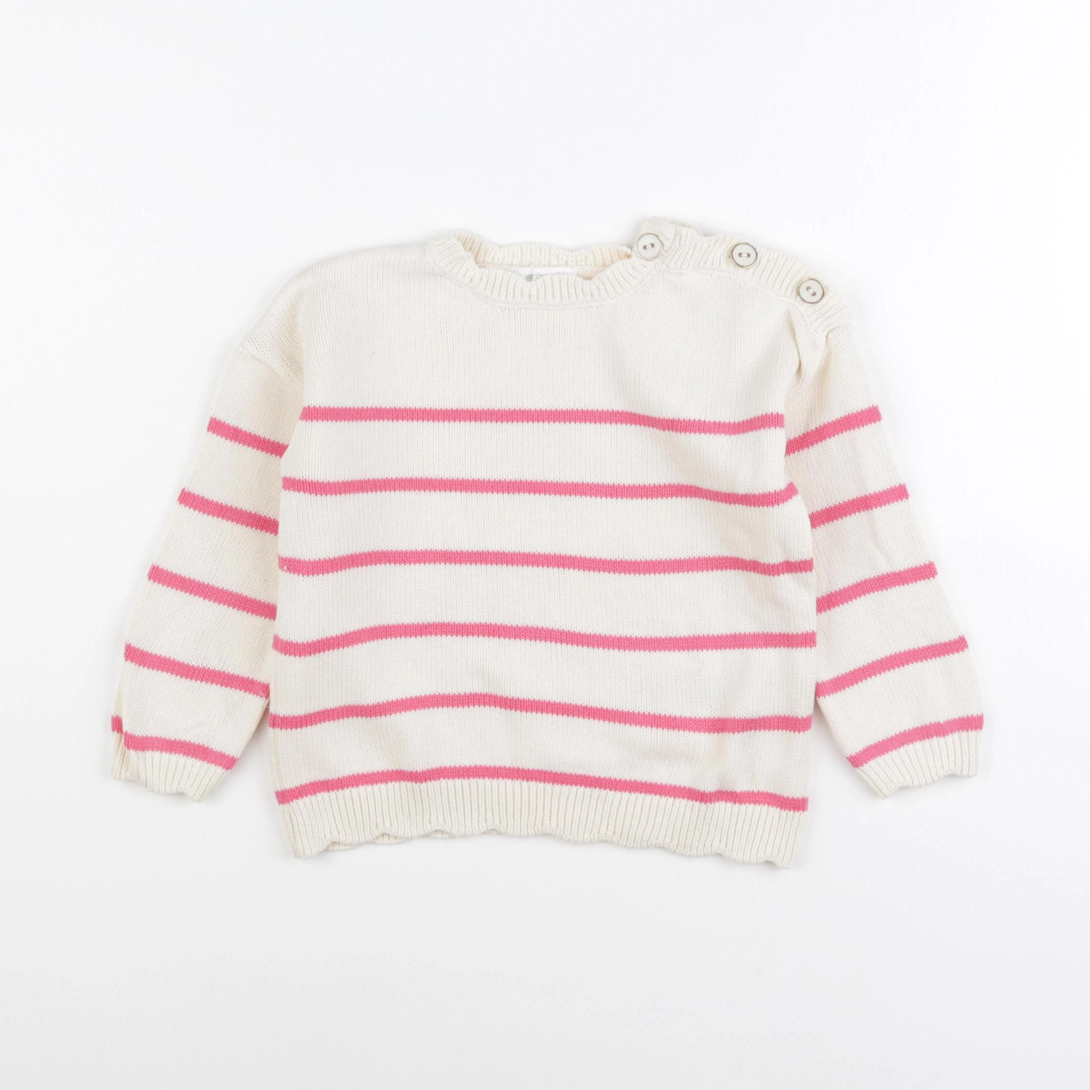 Vertbaudet - pull rose - 3 ans