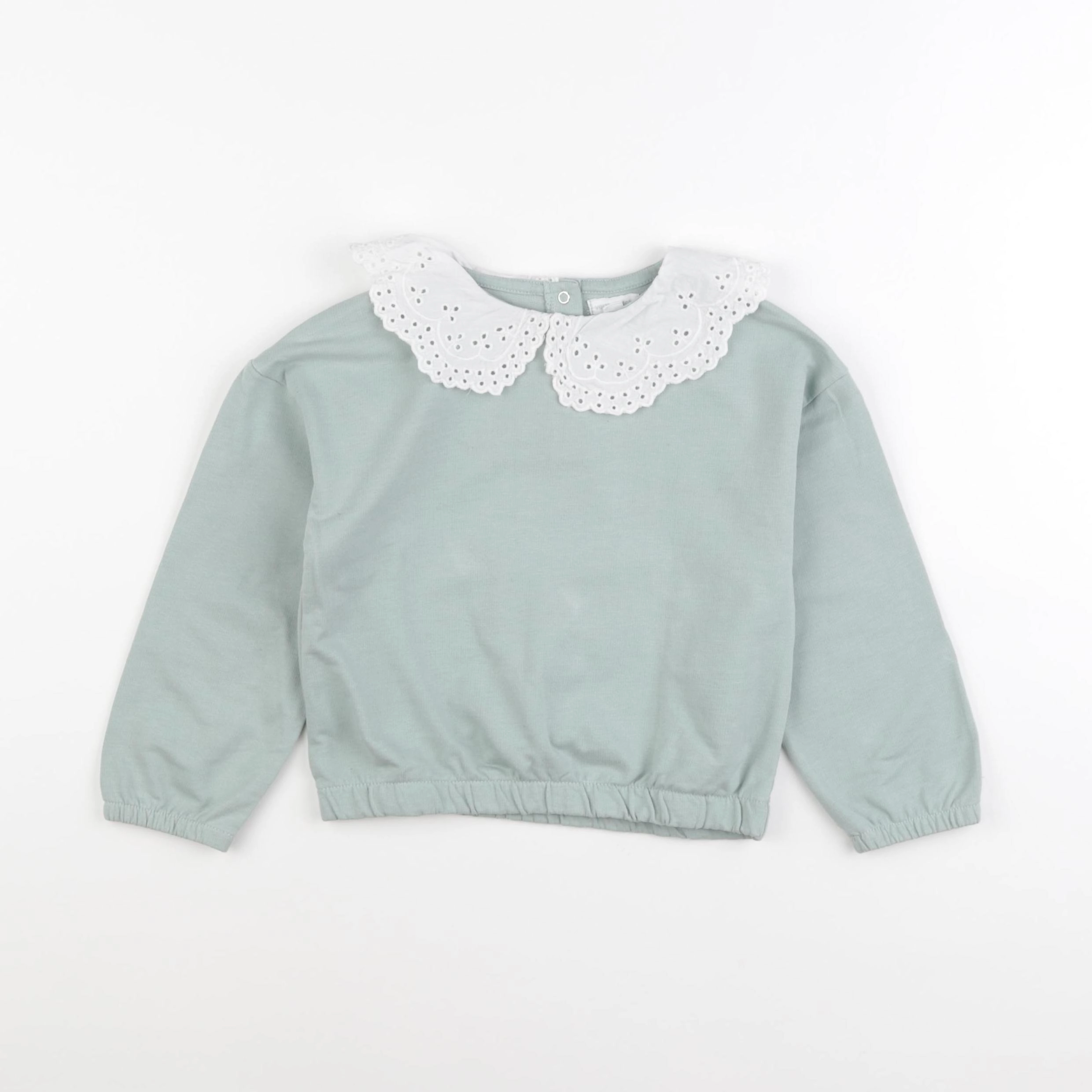 Vertbaudet - sweat vert - 36 mois