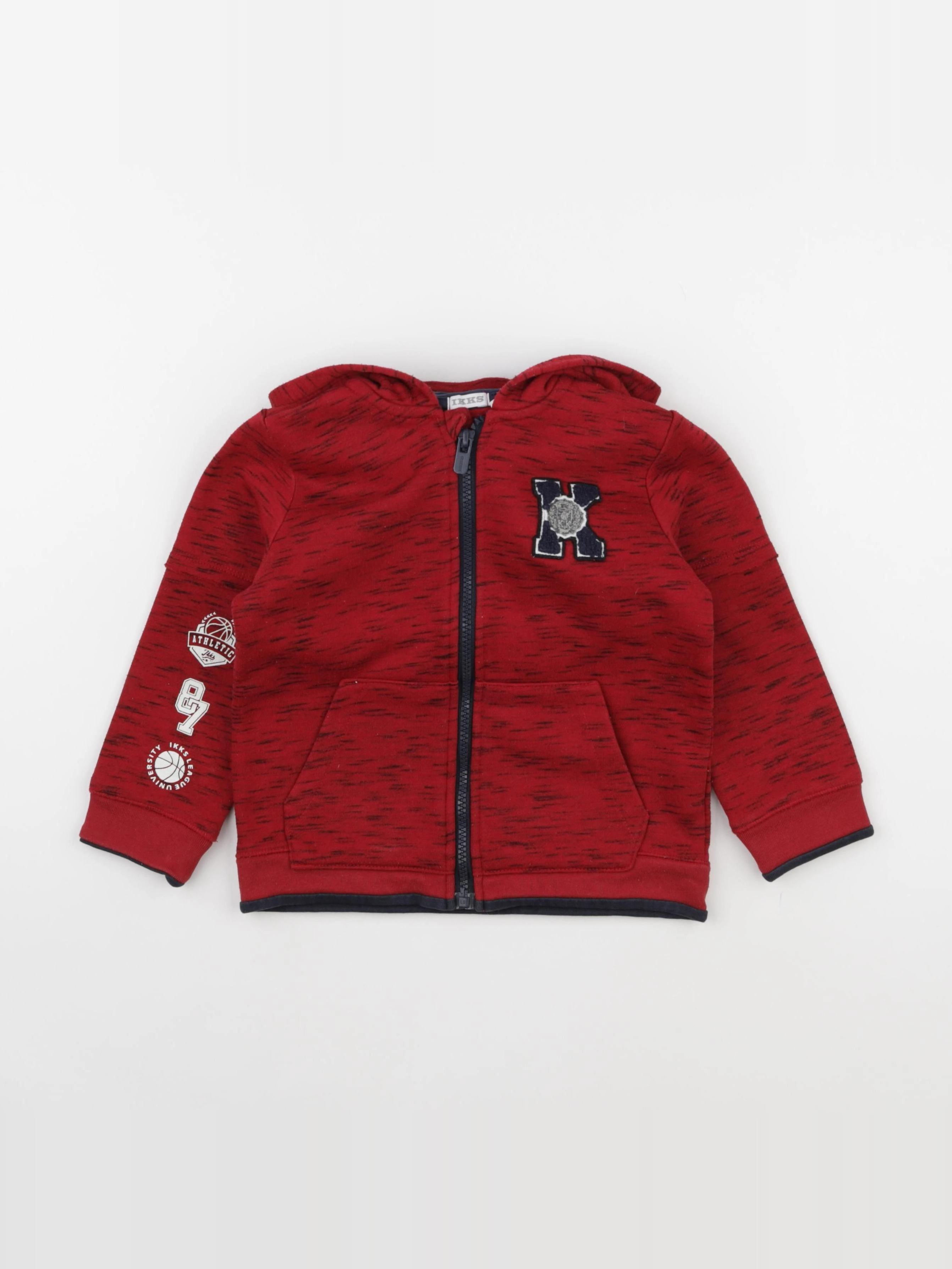 IKKS - sweat rouge - 3 ans