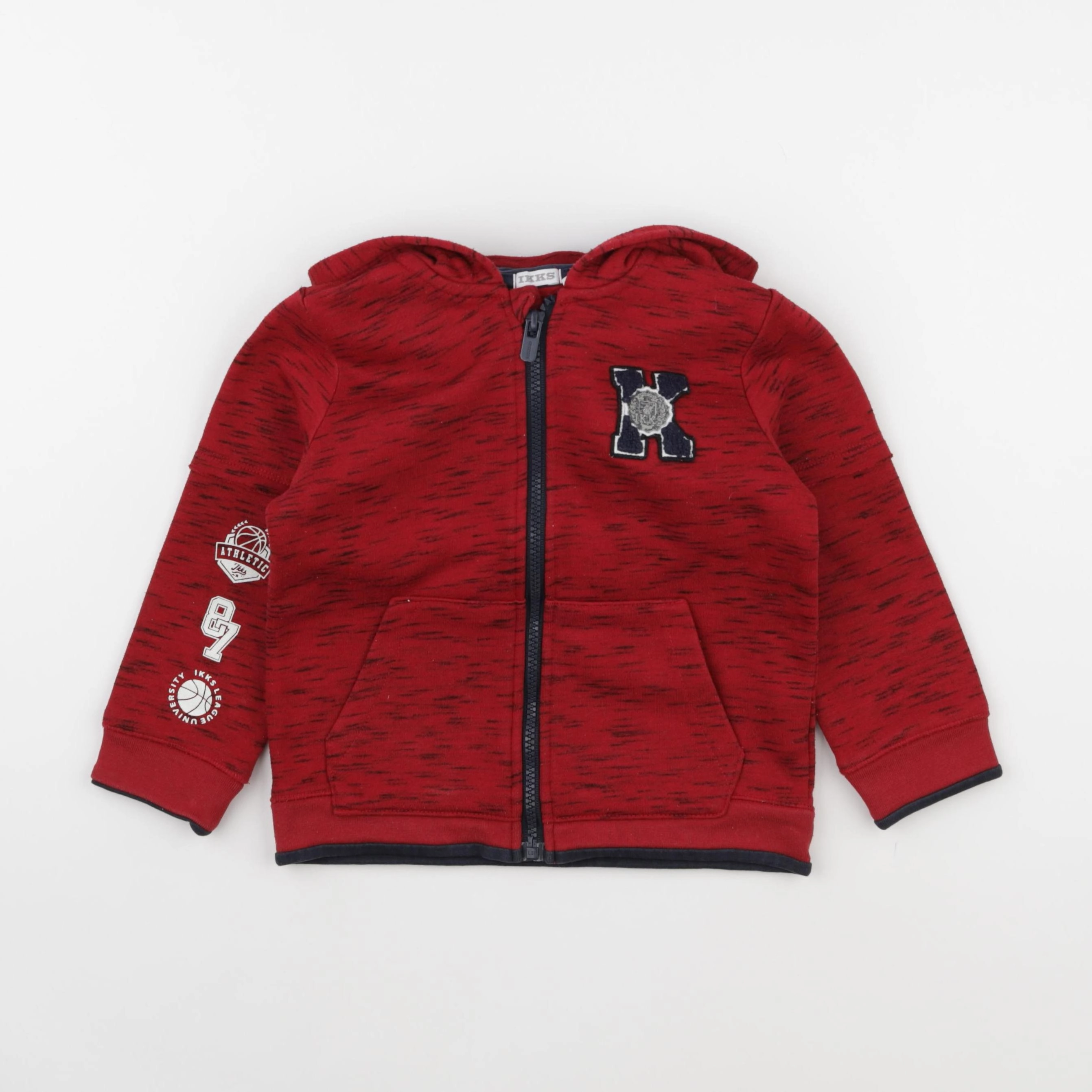 IKKS - sweat rouge - 3 ans