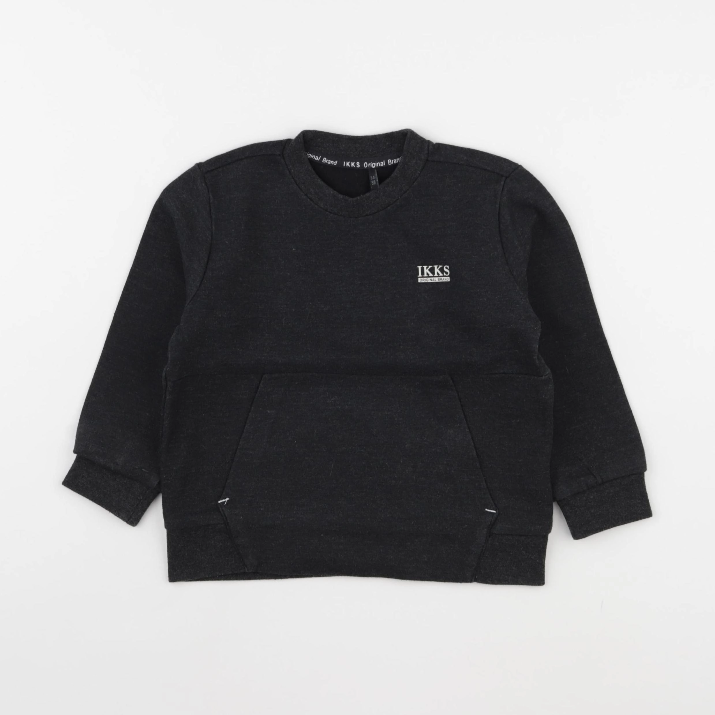 IKKS - sweat noir - 3 ans