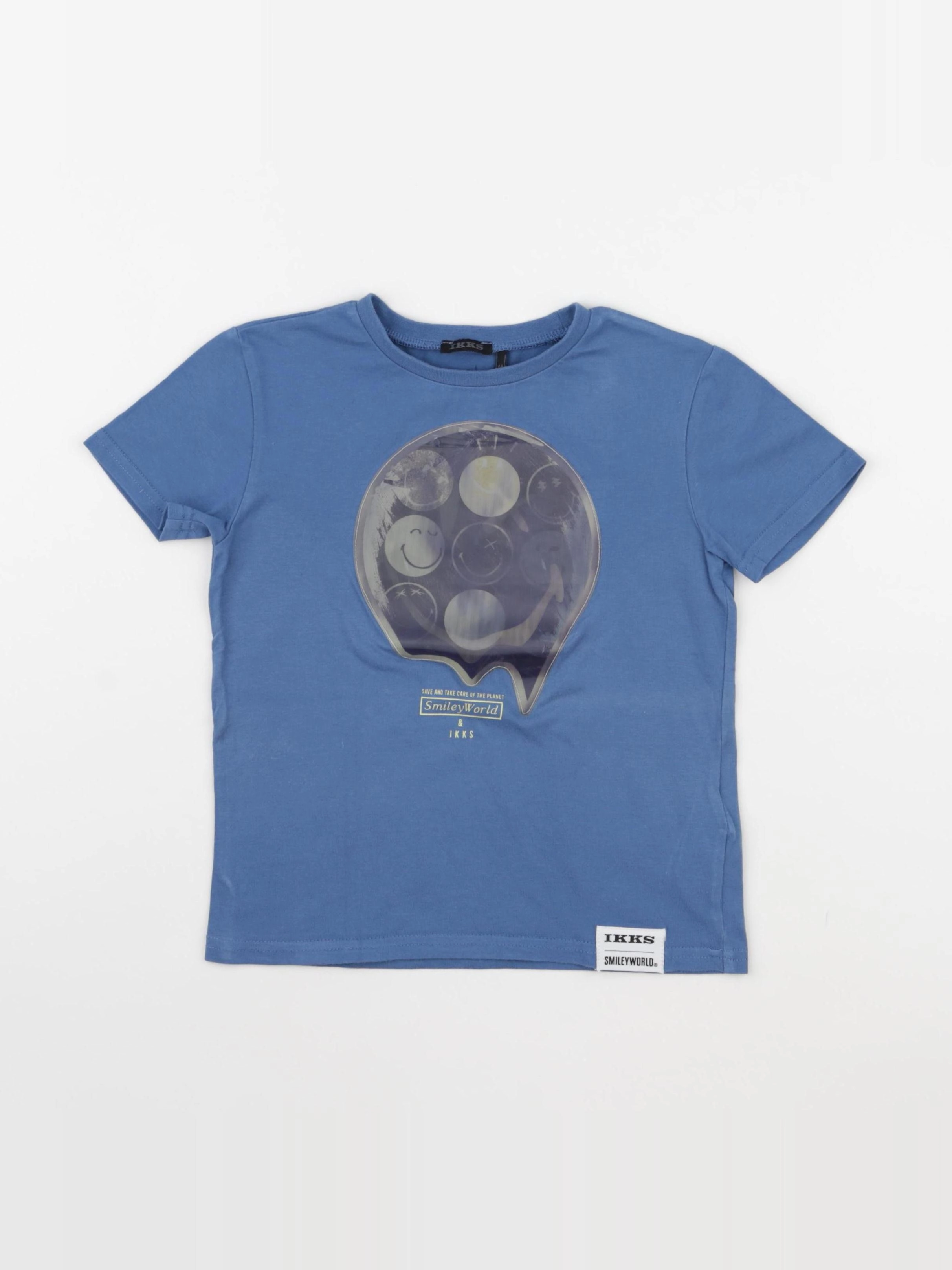 IKKS - tee-shirt bleu - 4 ans