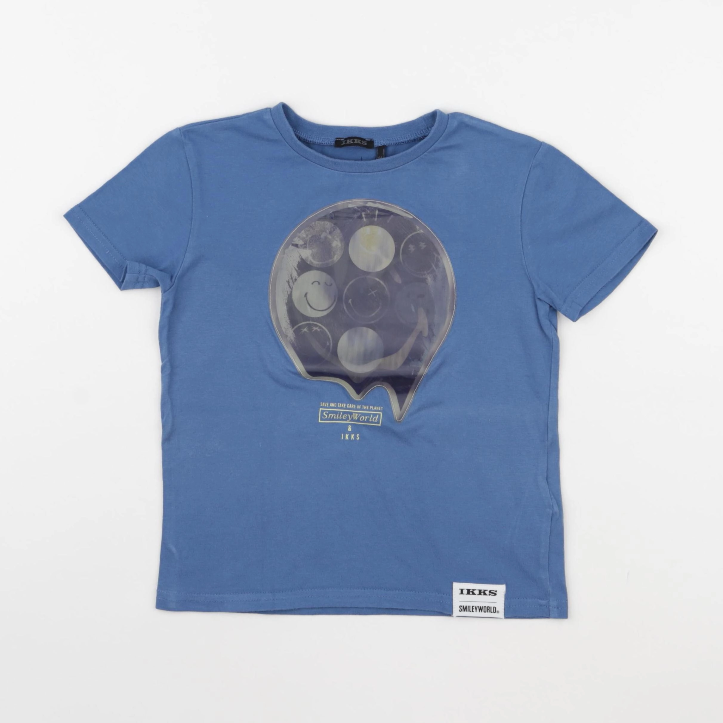 IKKS - tee-shirt bleu - 4 ans
