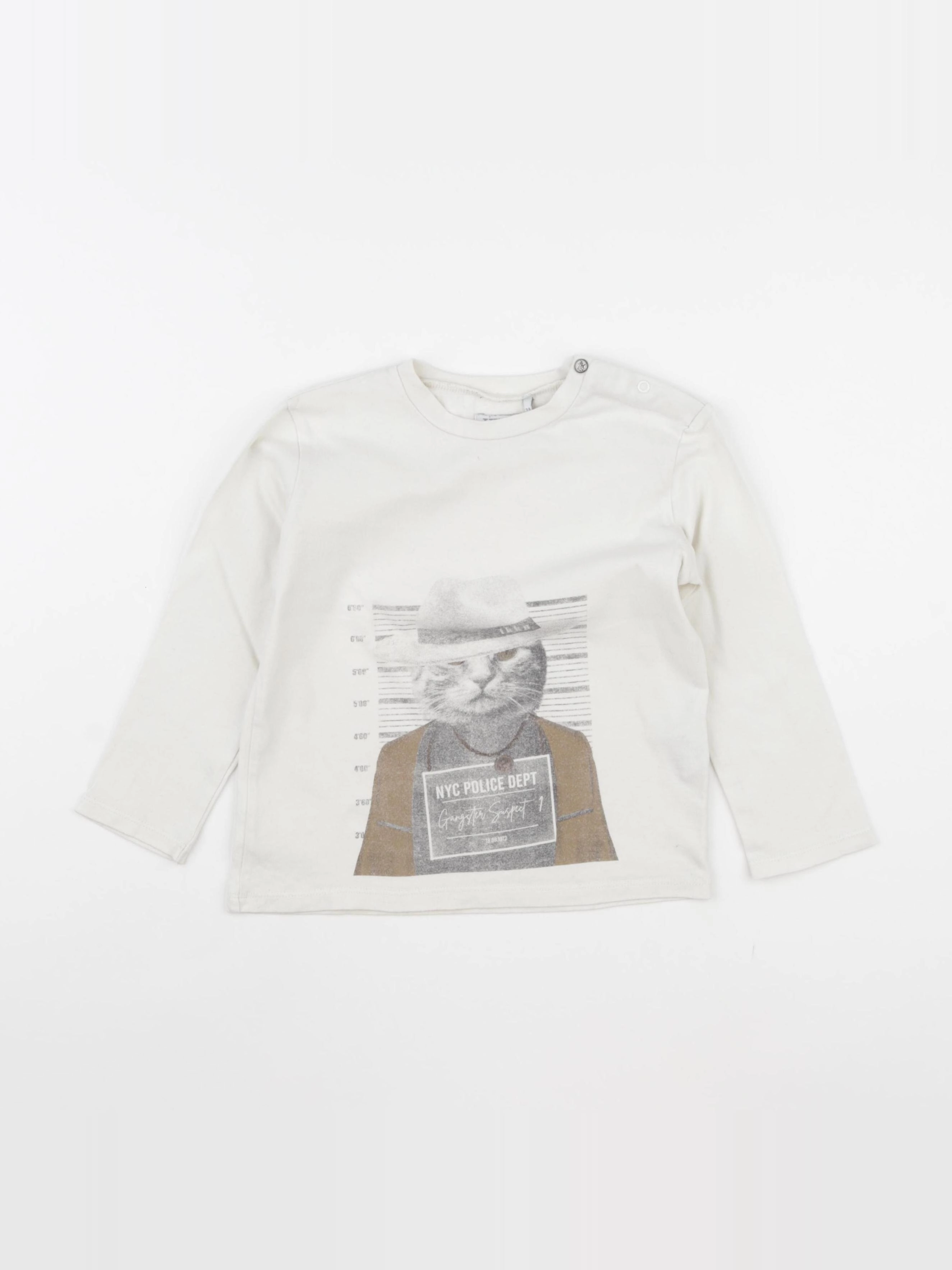 IKKS - tee-shirt blanc - 3 ans