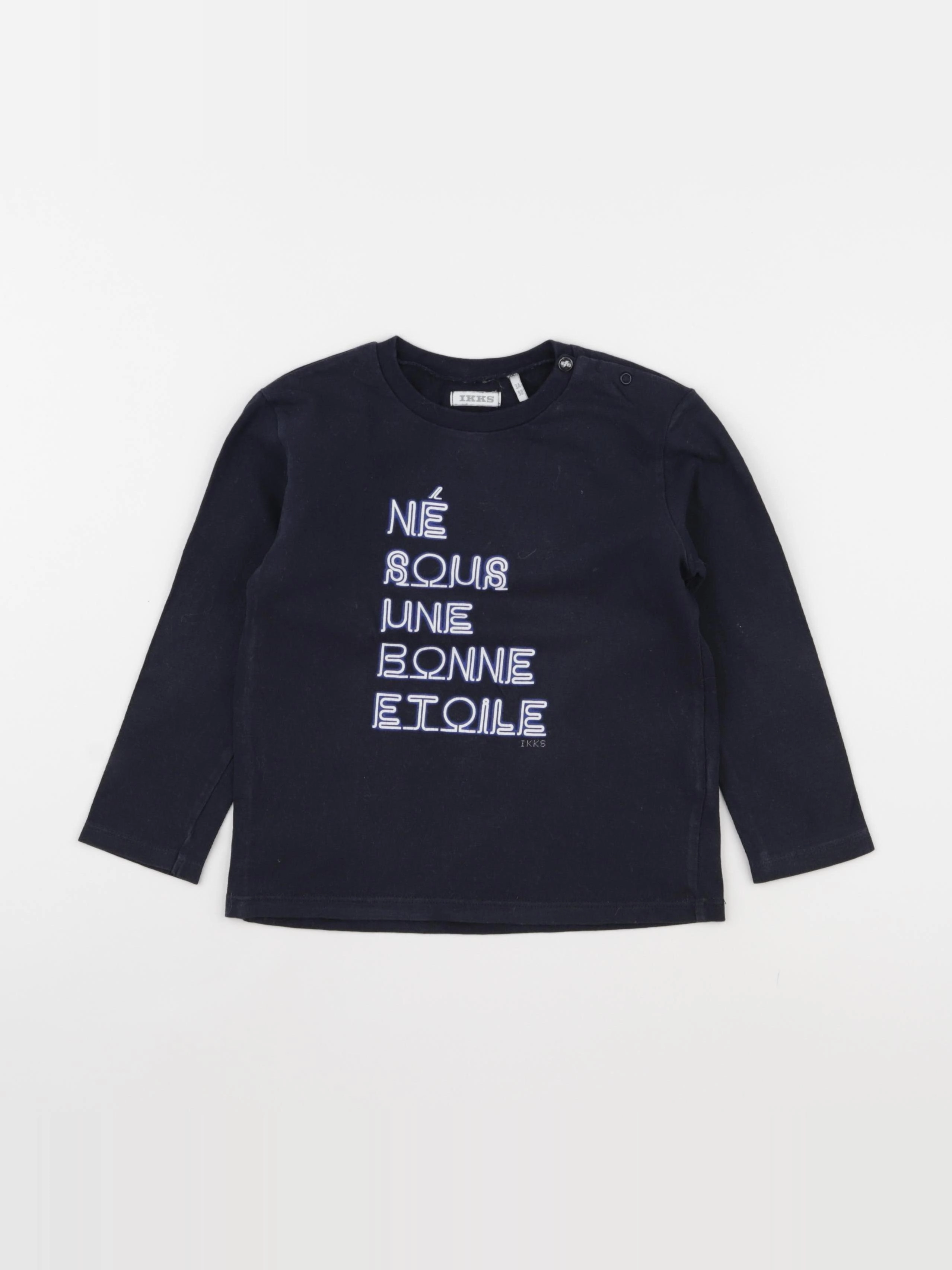 IKKS - tee-shirt bleu - 3 ans