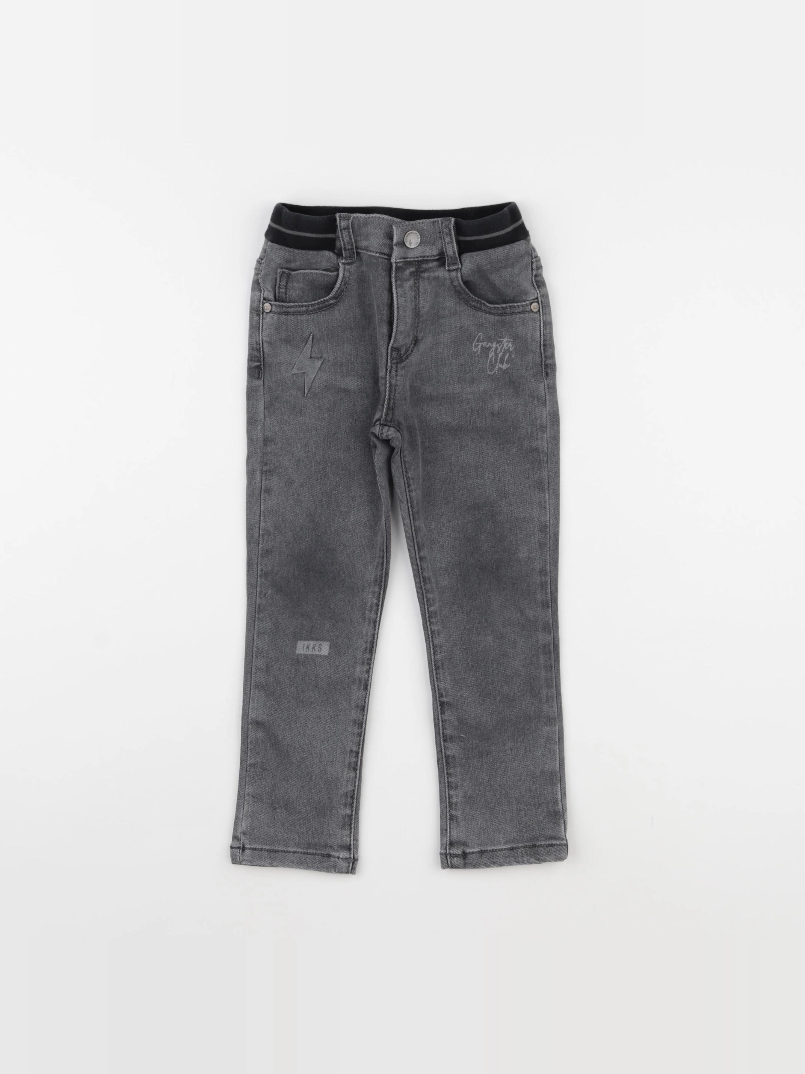 IKKS - jean gris - 3 ans