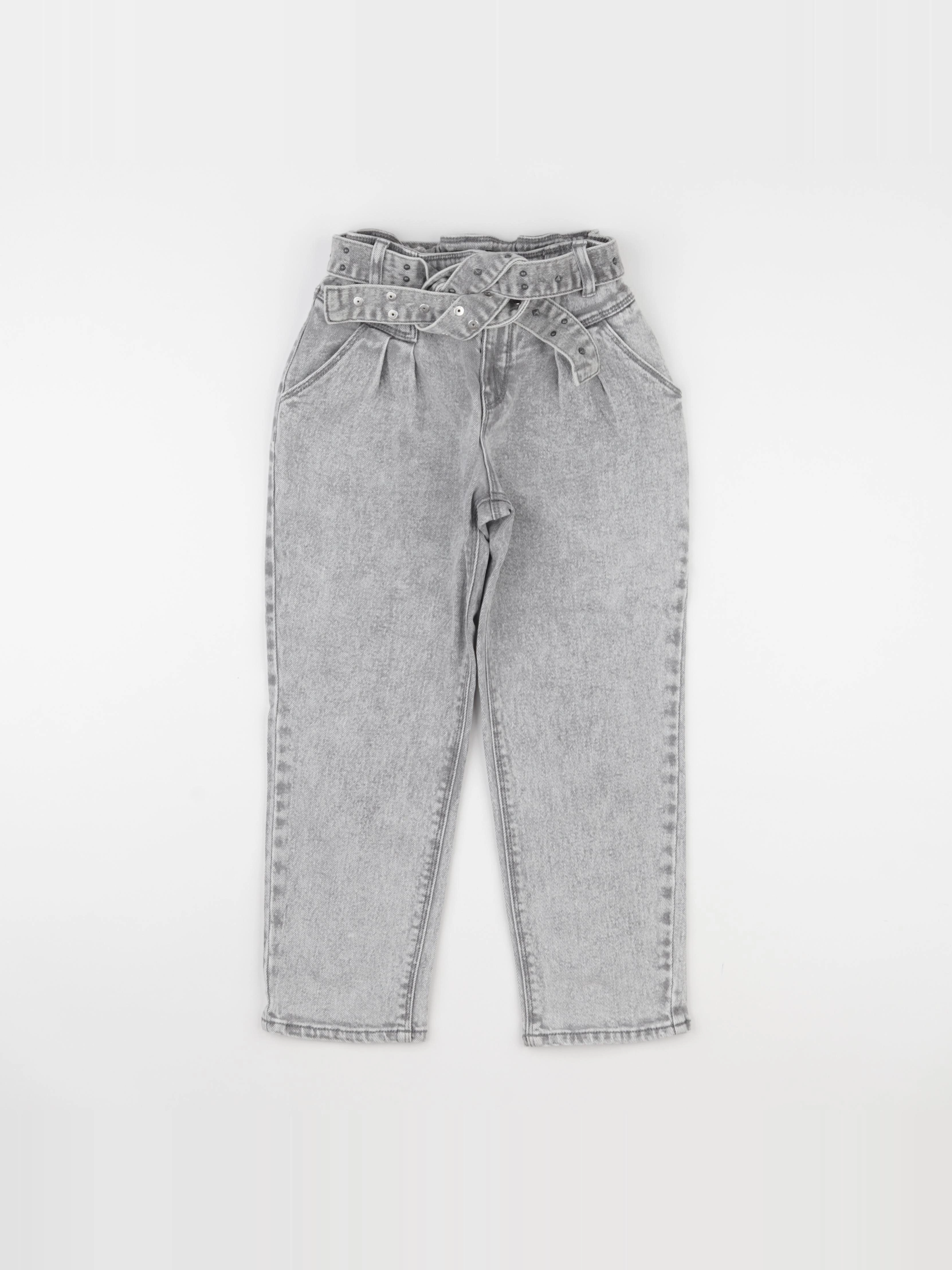 IKKS - jean gris - 8 ans