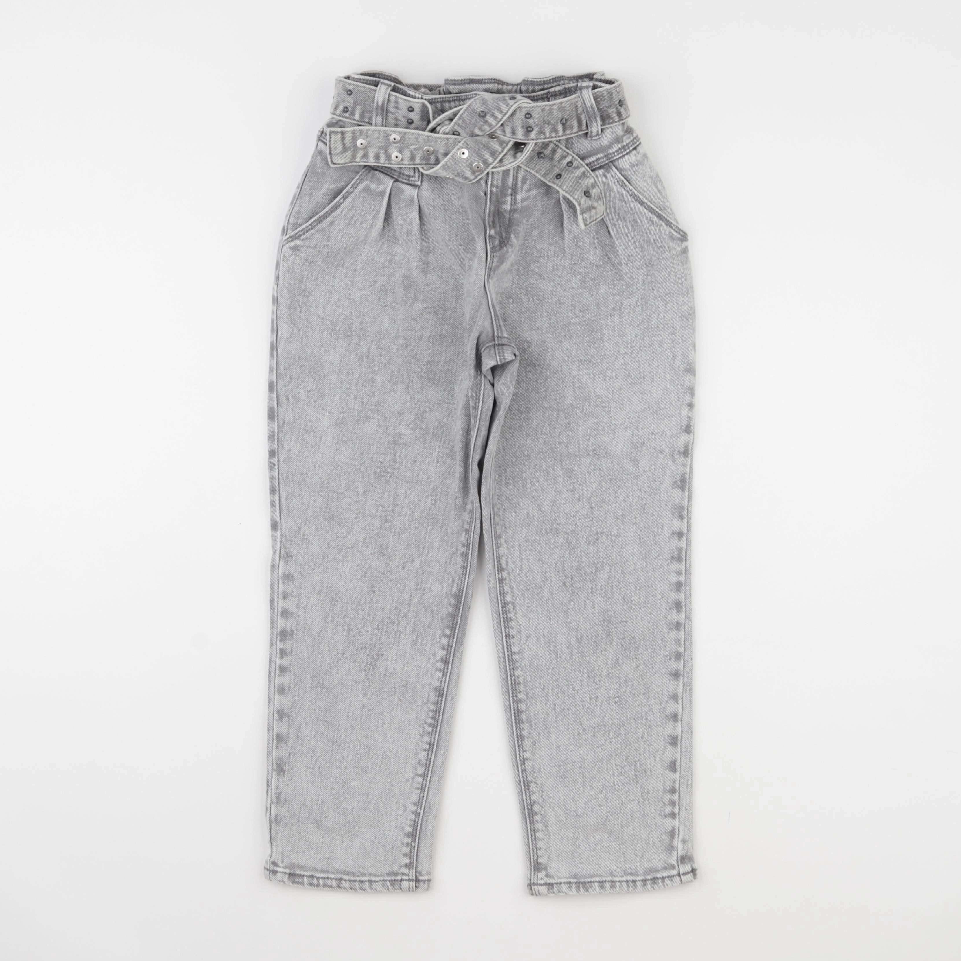 IKKS - jean gris - 8 ans