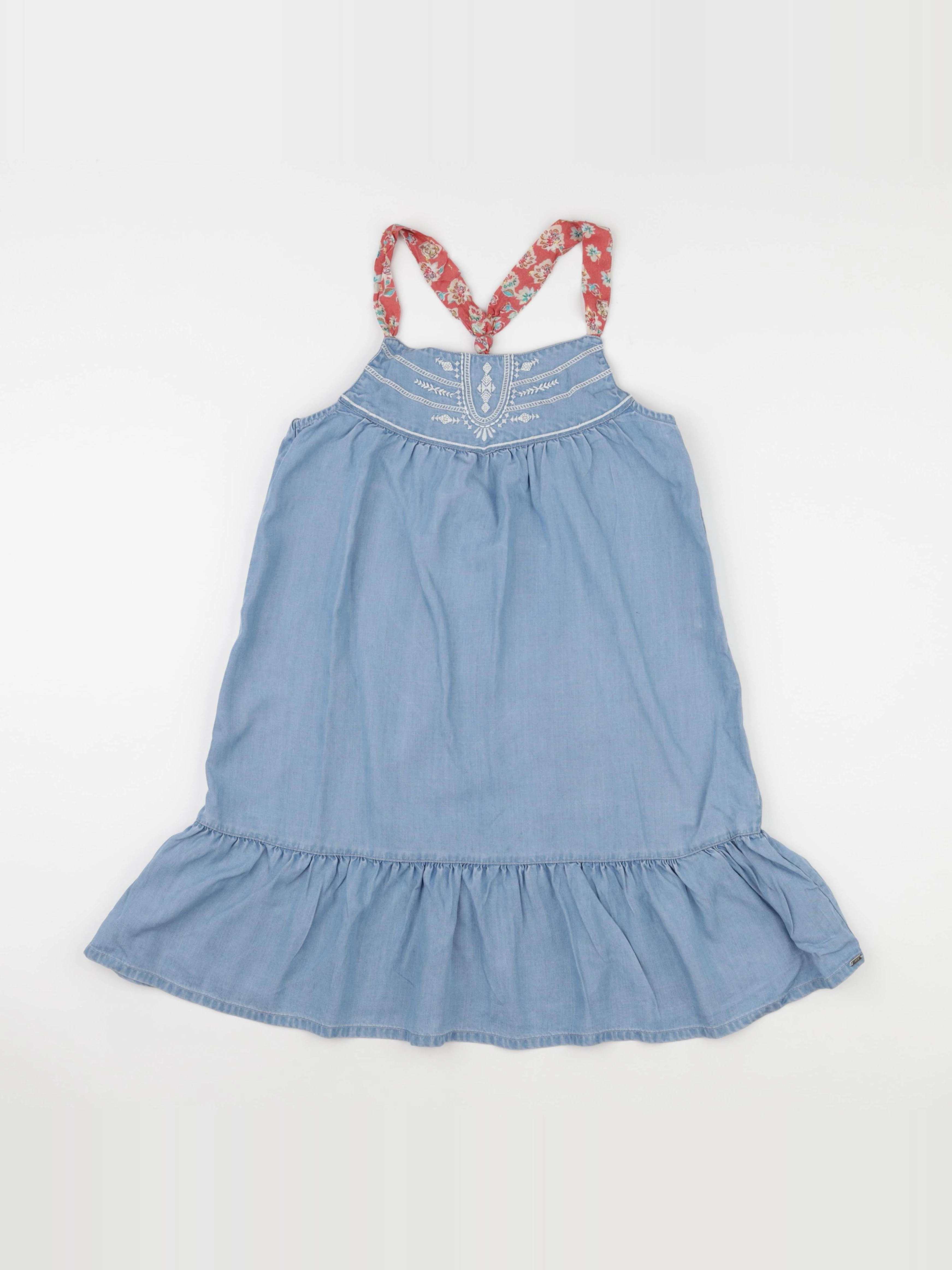 IKKS - robe bleu - 10 ans