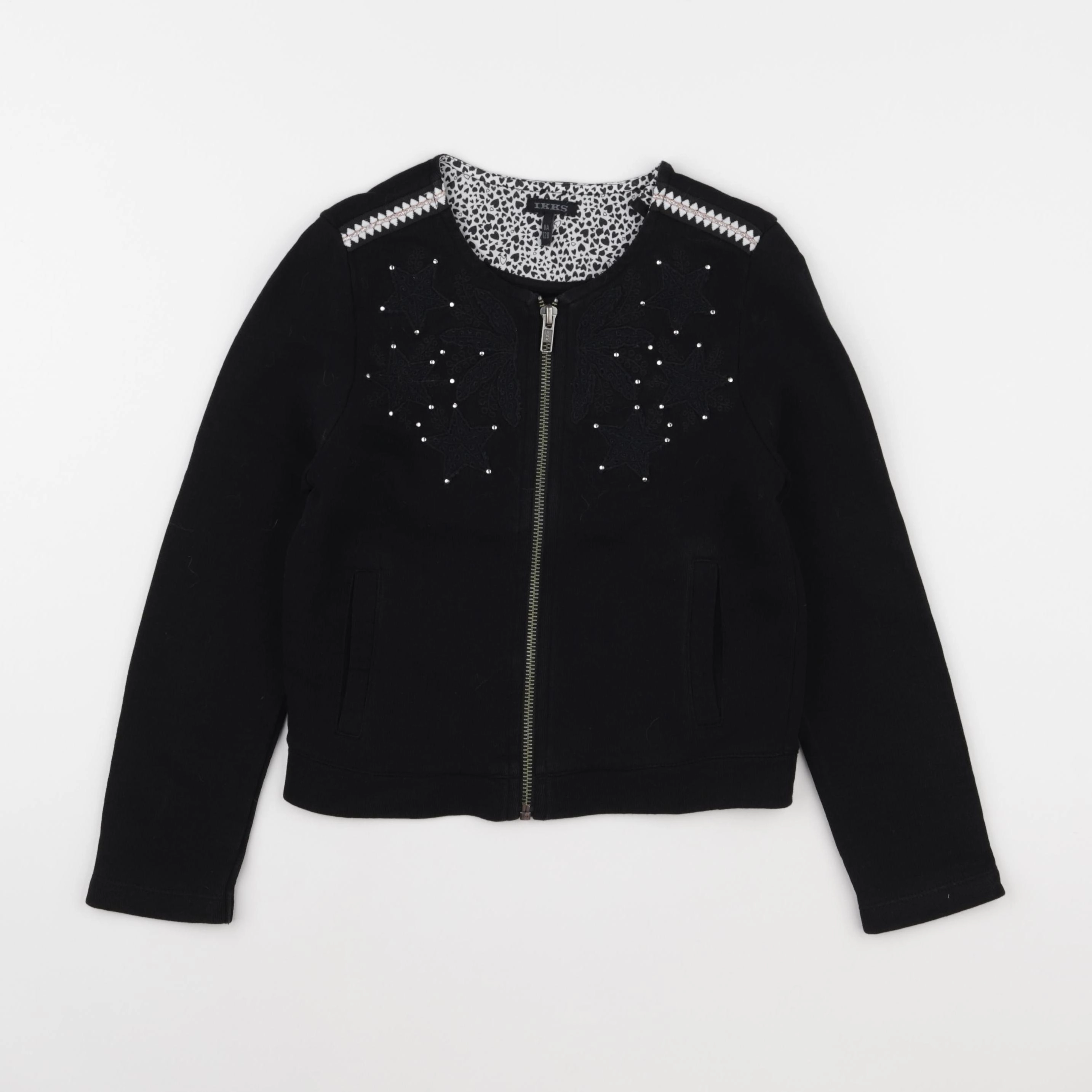 IKKS - veste doublé noir - 8 ans