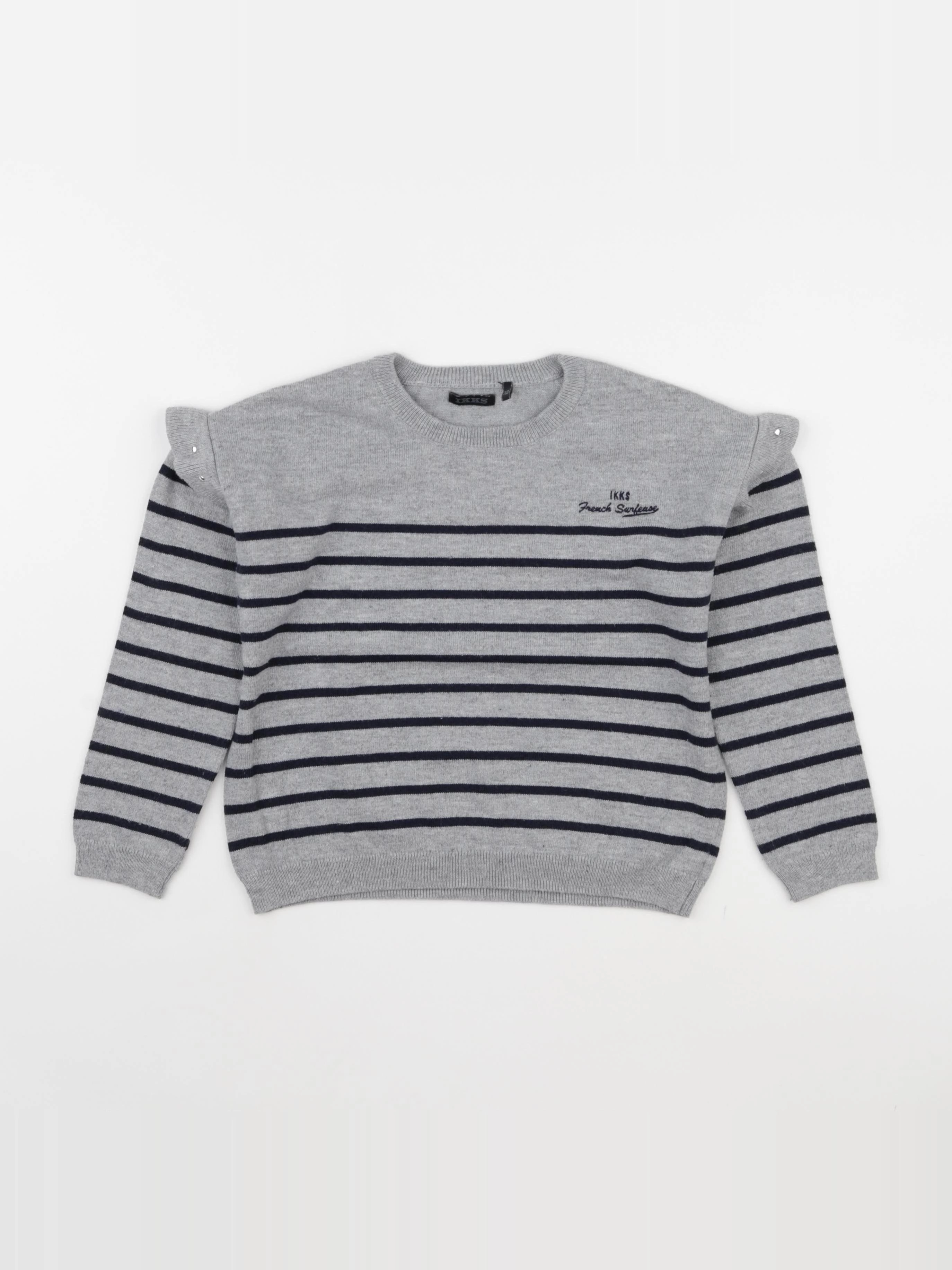 IKKS - pull gris - 6 ans
