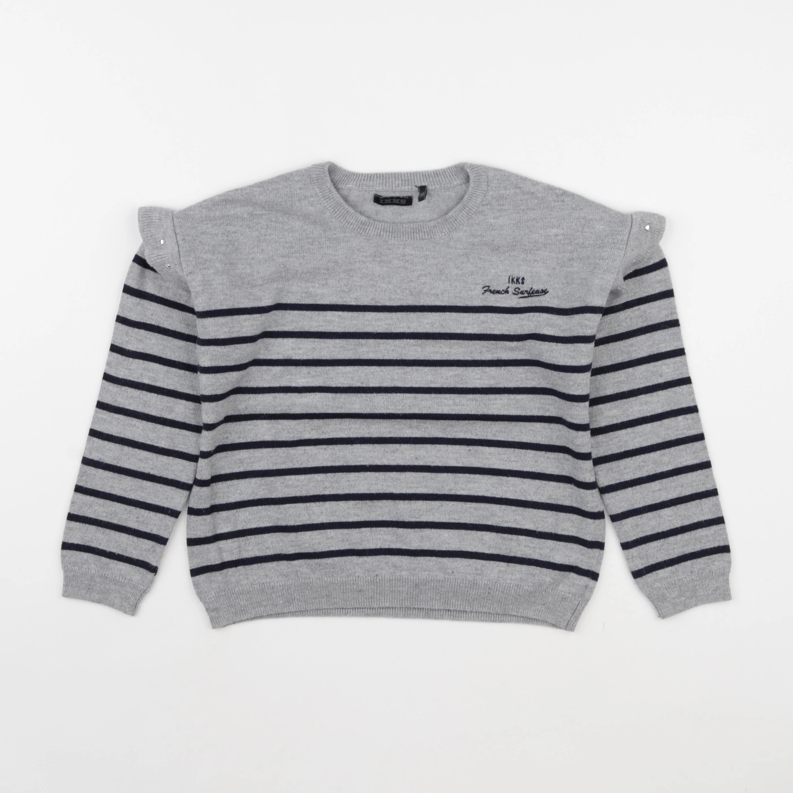 IKKS - pull gris - 6 ans