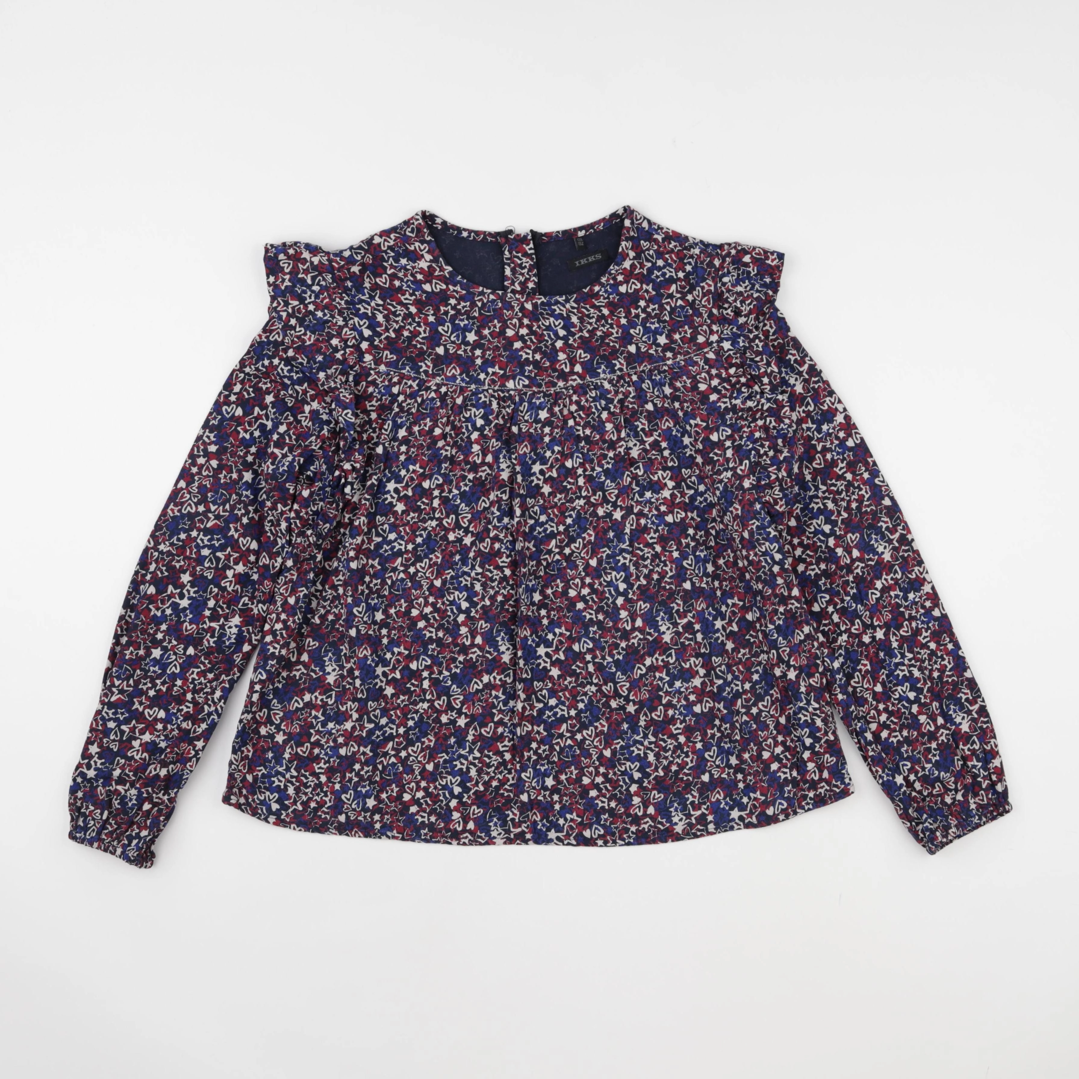 IKKS - blouse bleu - 12 ans