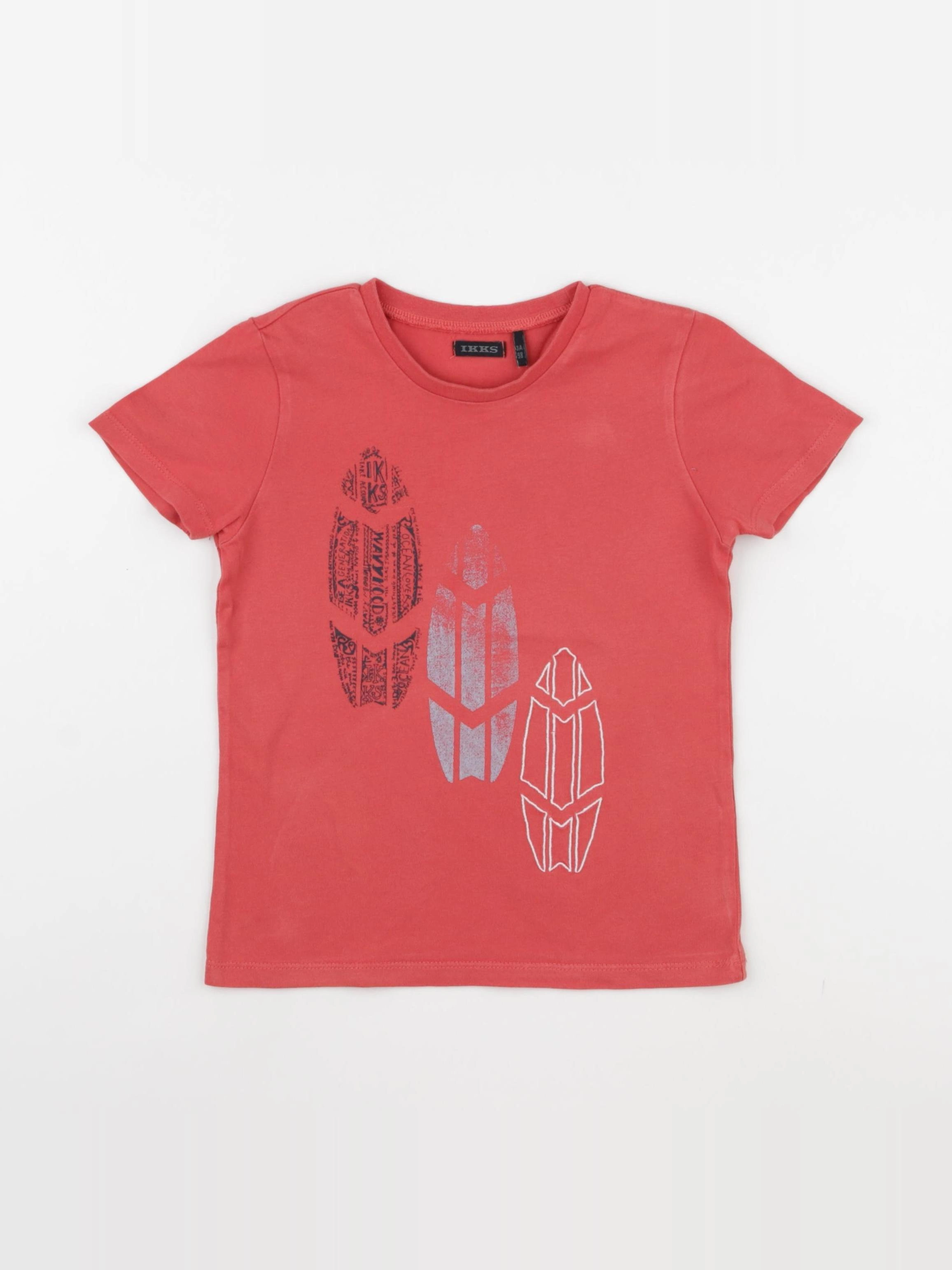 IKKS - tee-shirt rose - 3 ans
